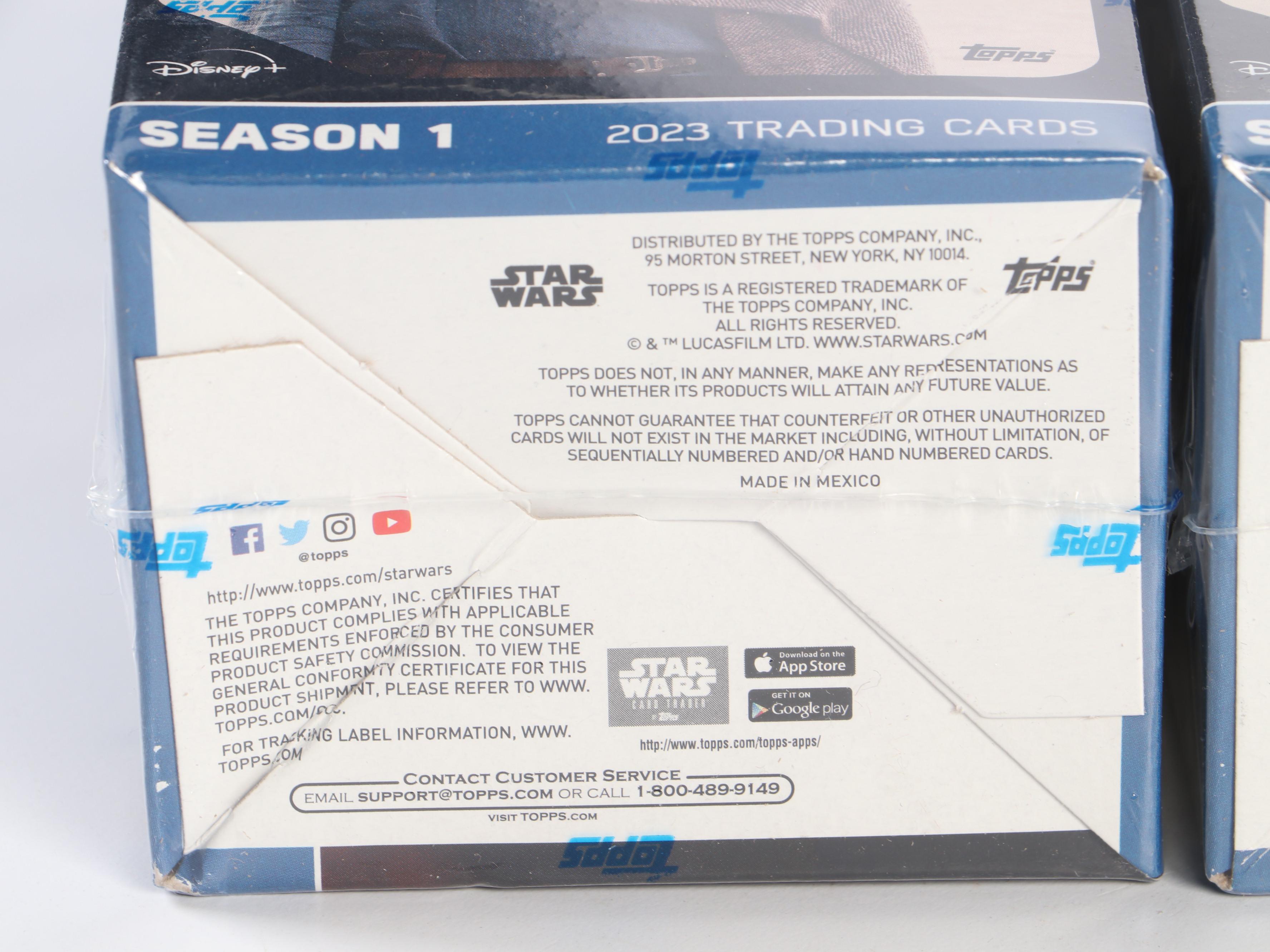 Topps "Star Wars: Obi-Wan Kenobi" Season 1 Sealed Blaster Boxes with More
