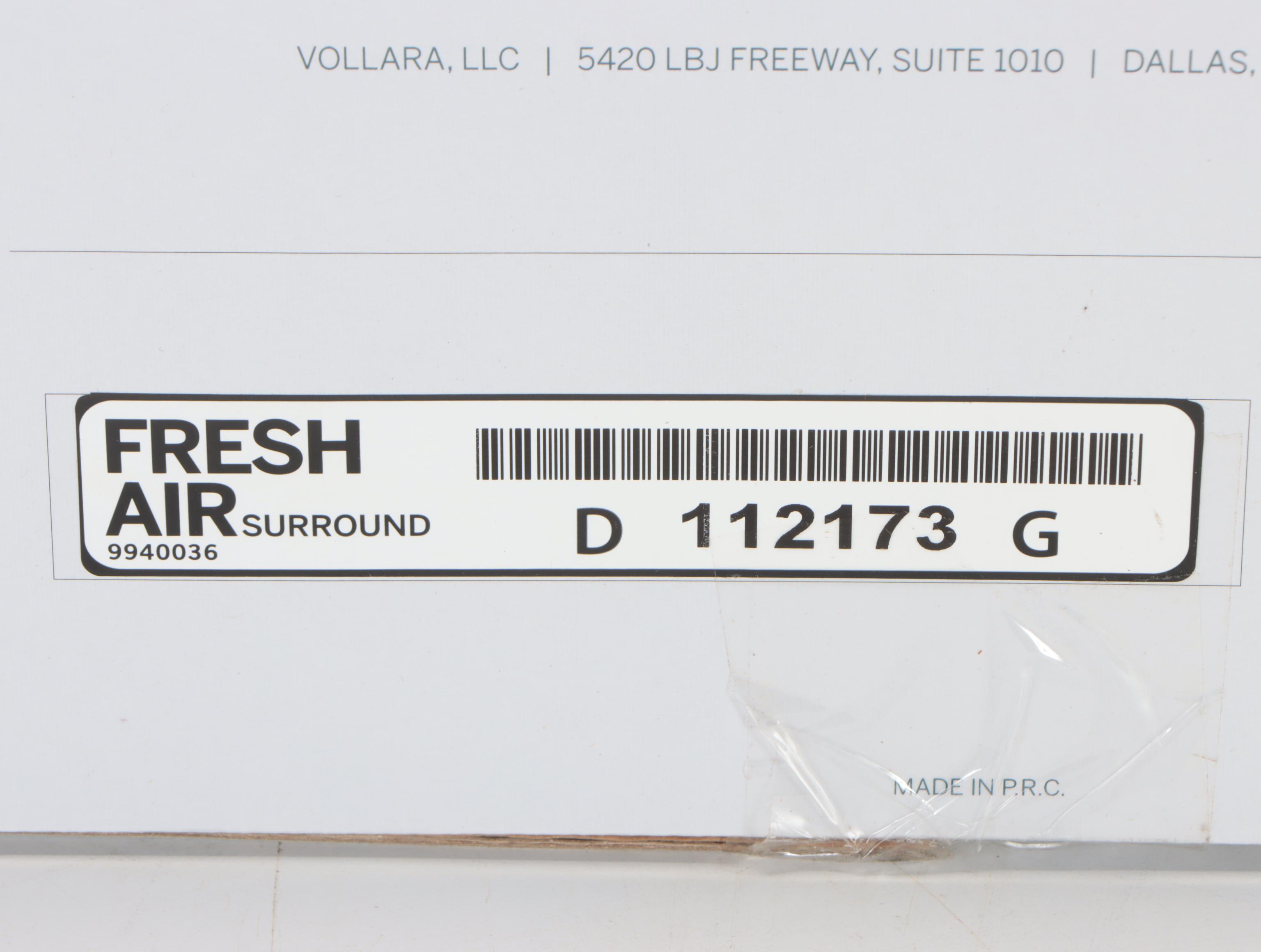 Vollara "Fresh Air Surround" Air Purifier