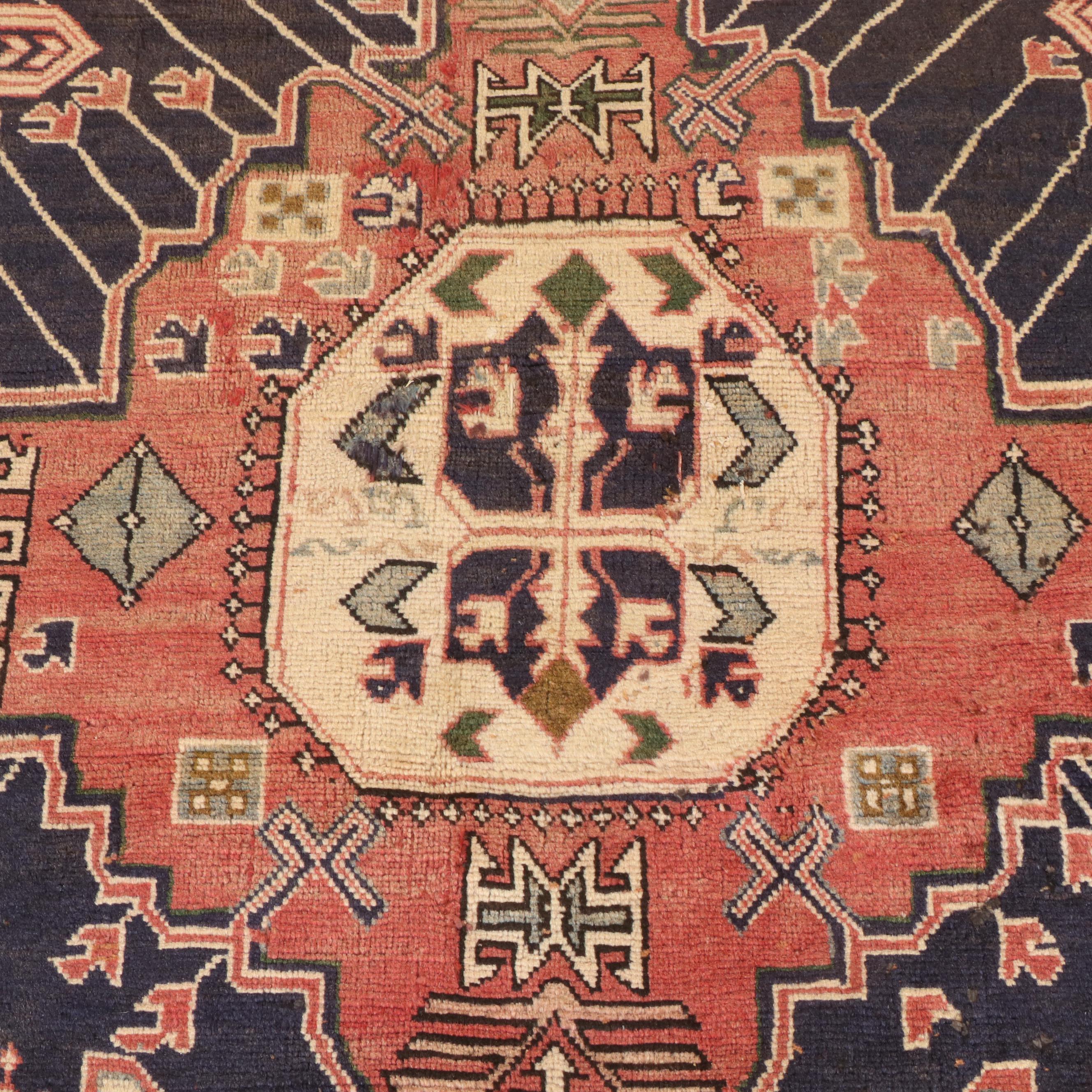 4'5 x 8'10 Hand-Knotted Persian Arbadil Area Rug