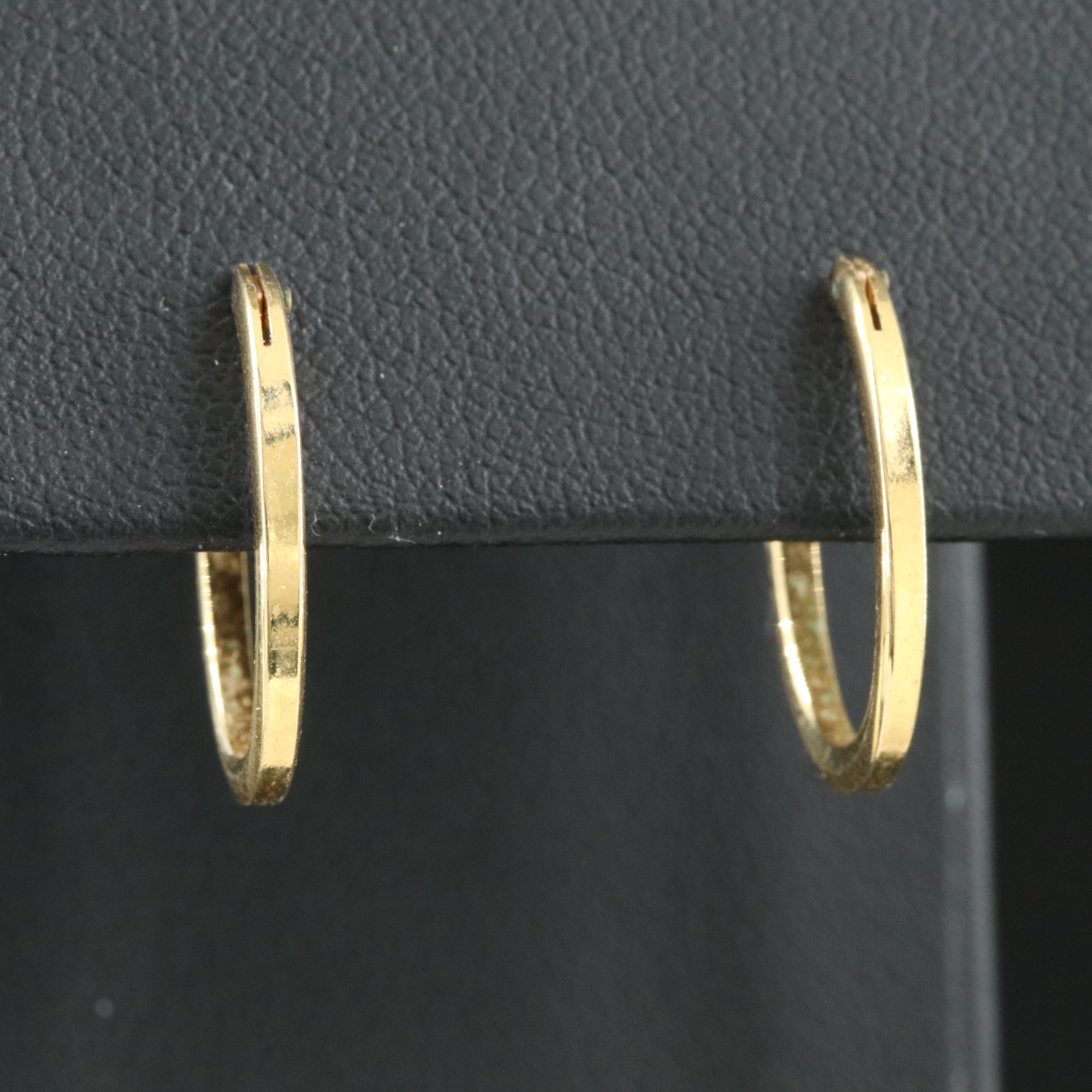 Square Edge Hoop Earrings