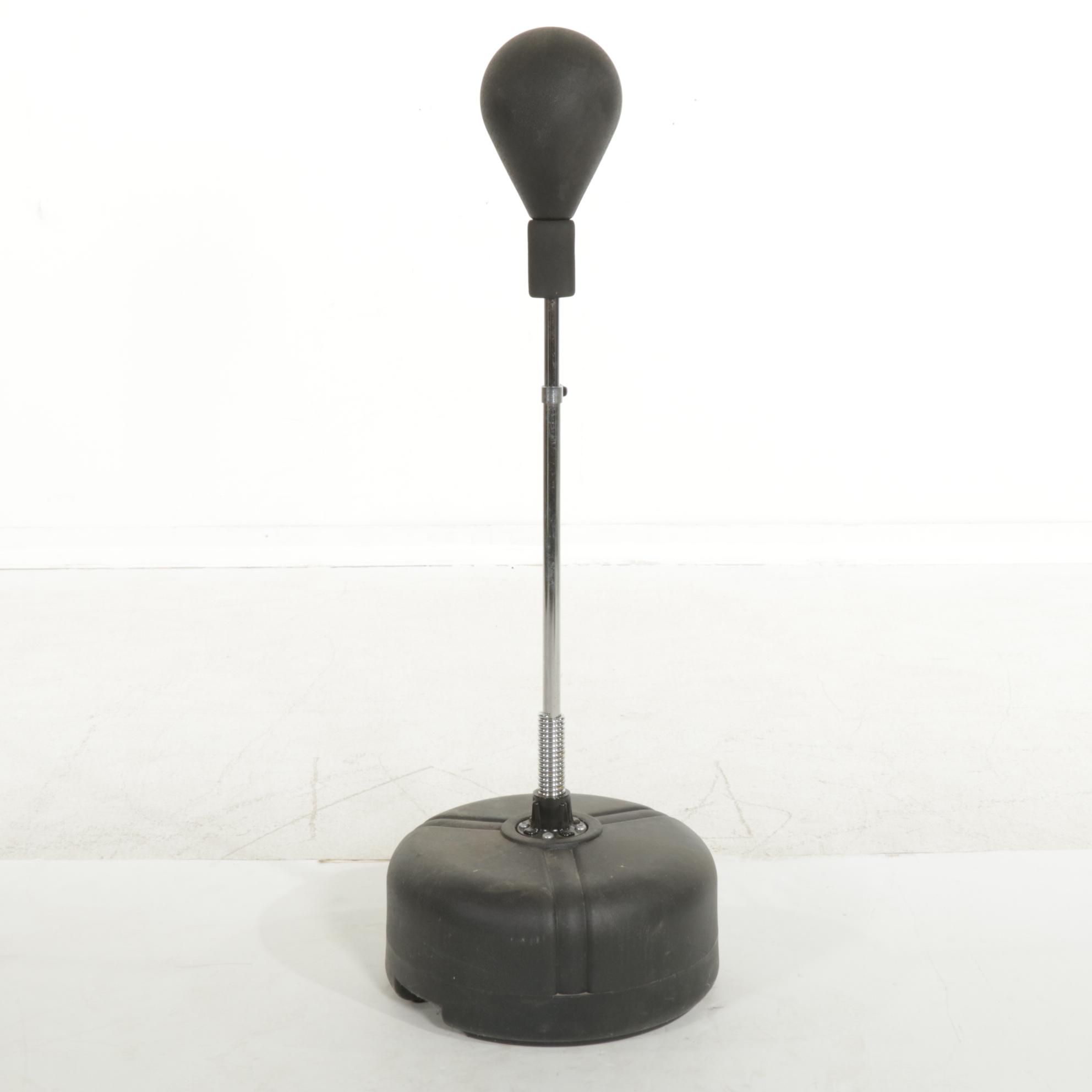 Boxing Reflex Bag on Stand, Rollerblade Inline Skates, Cleats and Hand Weights