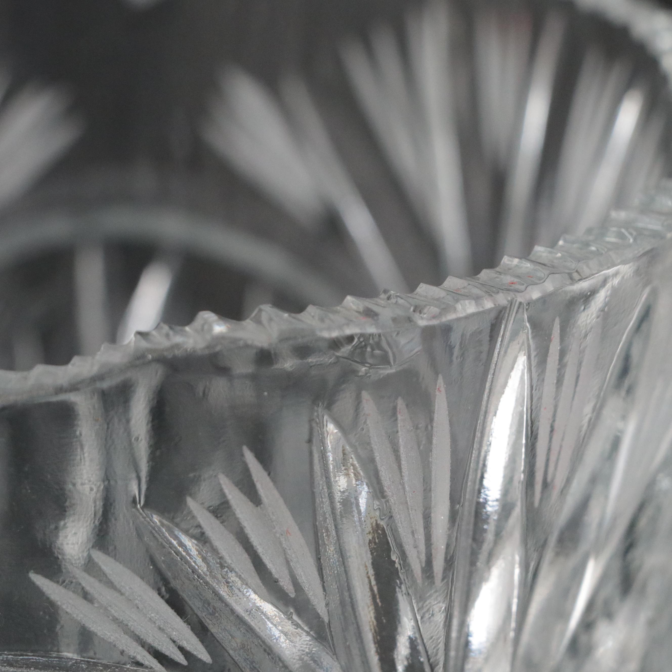 Hand-Cut Crystal Vases