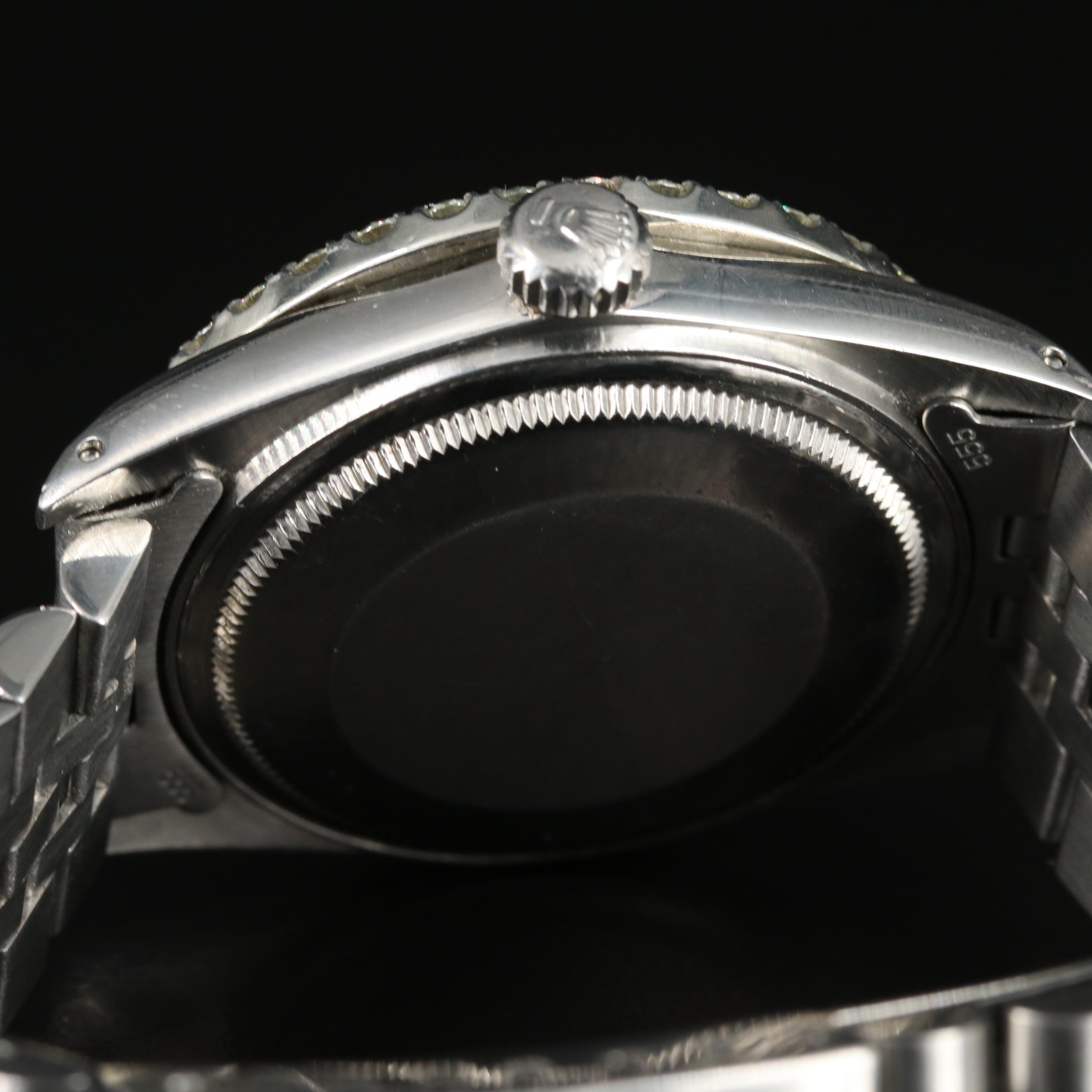 1979 Rolex Custom 2.87 CTW Diamond Dial and Bezel Datejust Watch