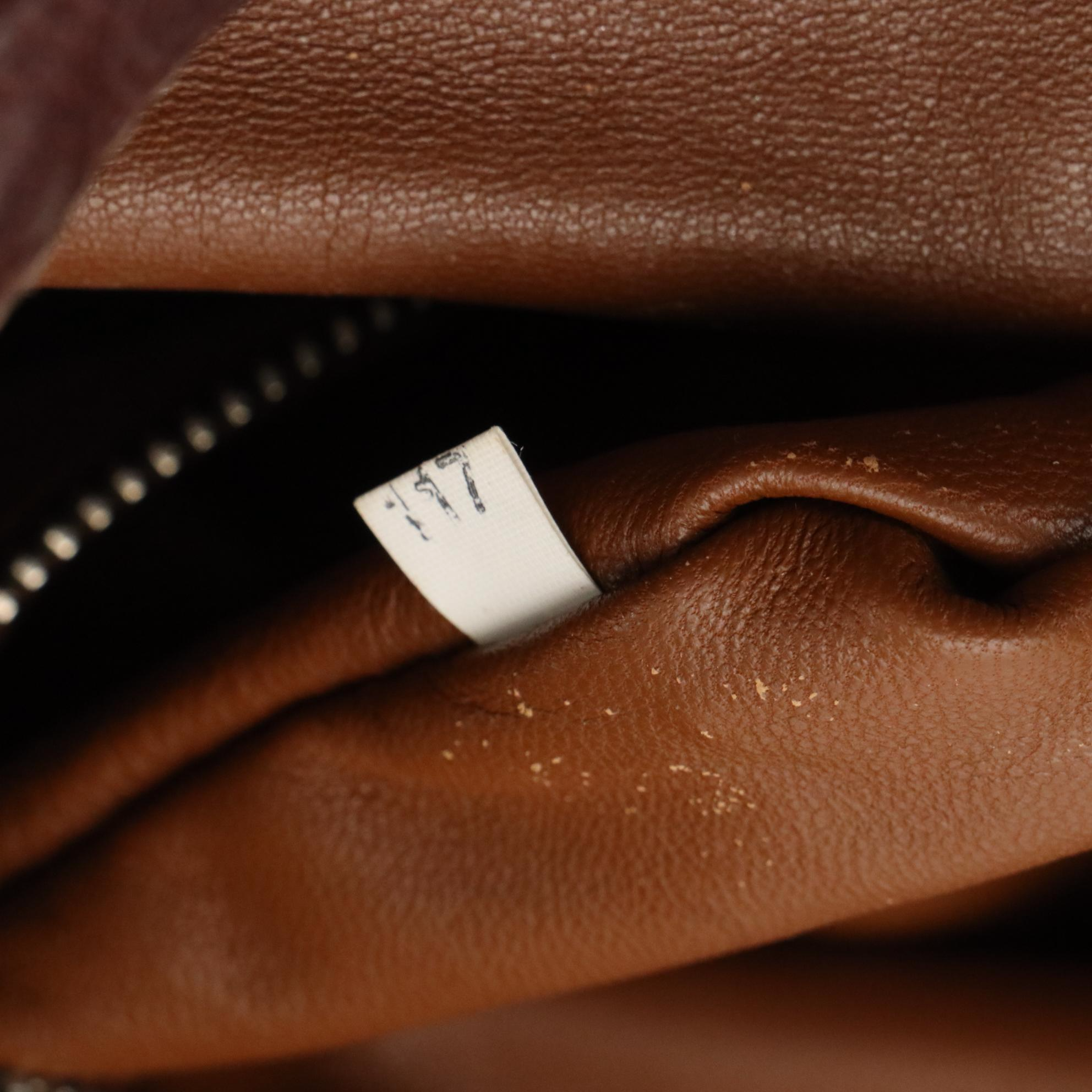 Prada Multi-Pocket Shoulder Bag in Coconut Brown Washed Leather