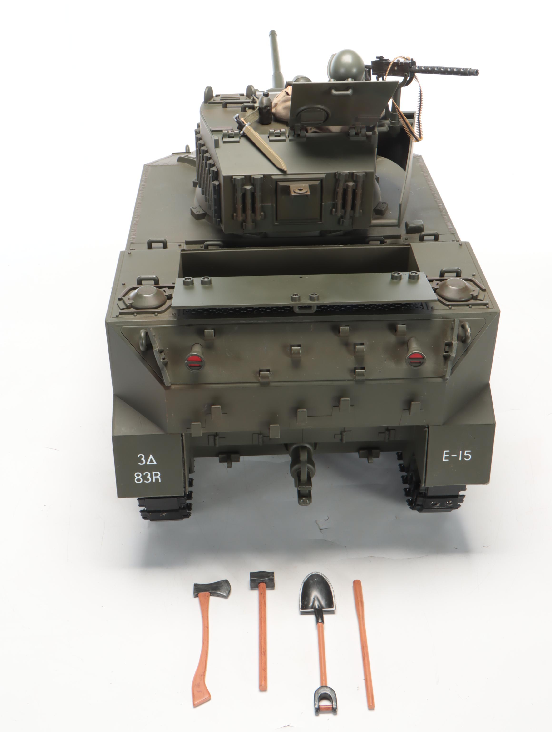Hasbro G.I. Joe Action Figure with 21st Century Toys Tank Vehicle