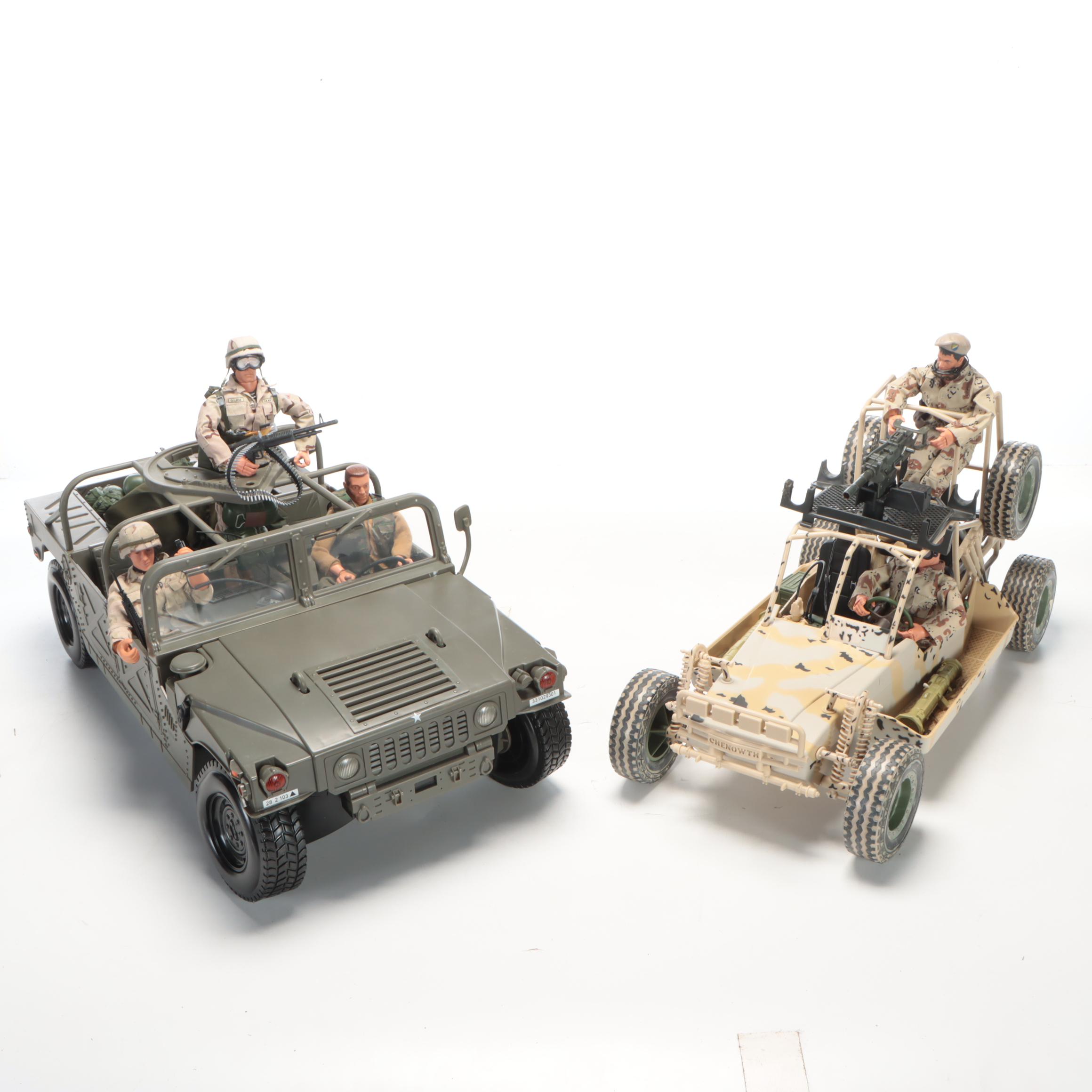 Hasbro G.I. Joe Desert Light Strike Vehicle with Action Figures and Other Tank