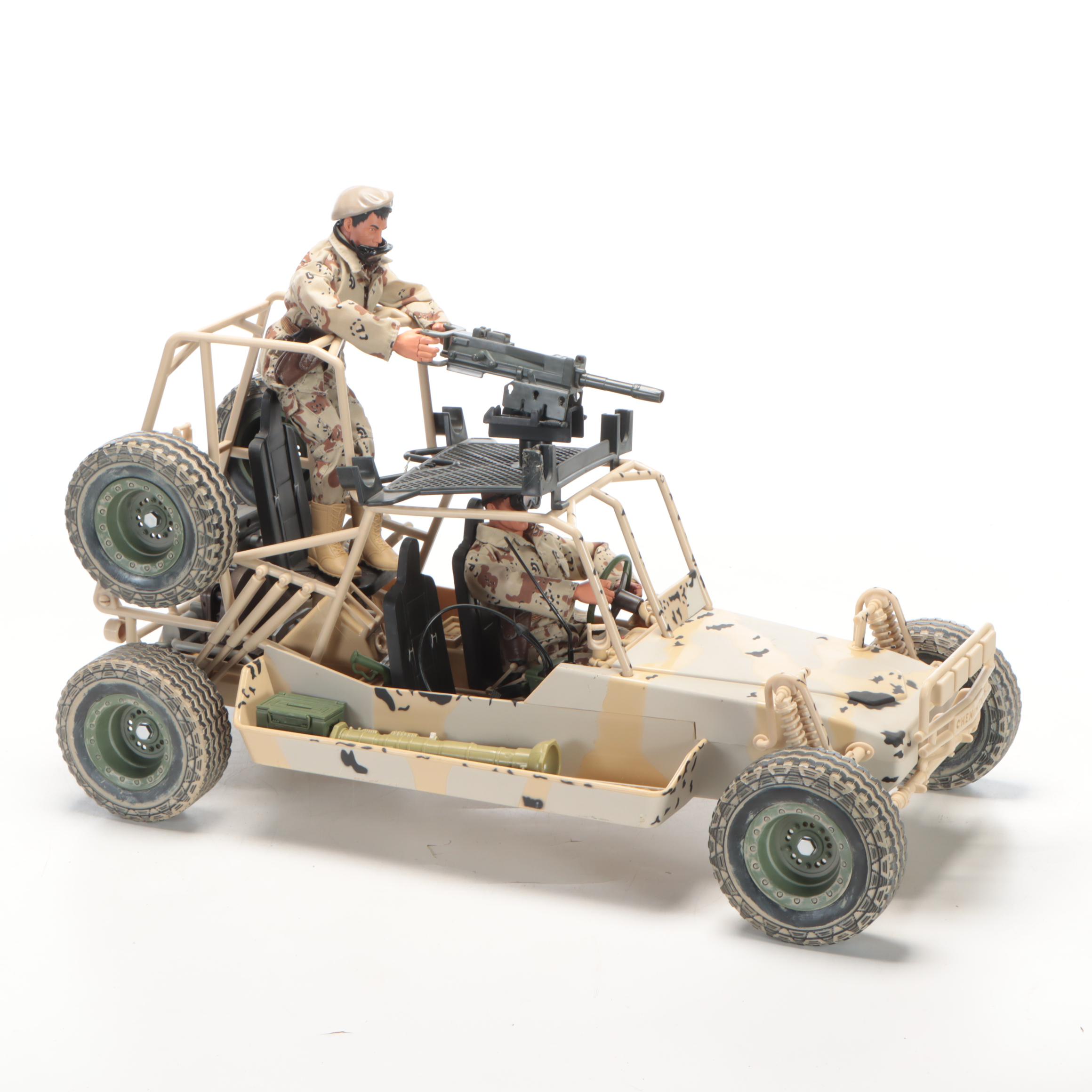 Hasbro G.I. Joe Desert Light Strike Vehicle with Action Figures and Other Tank