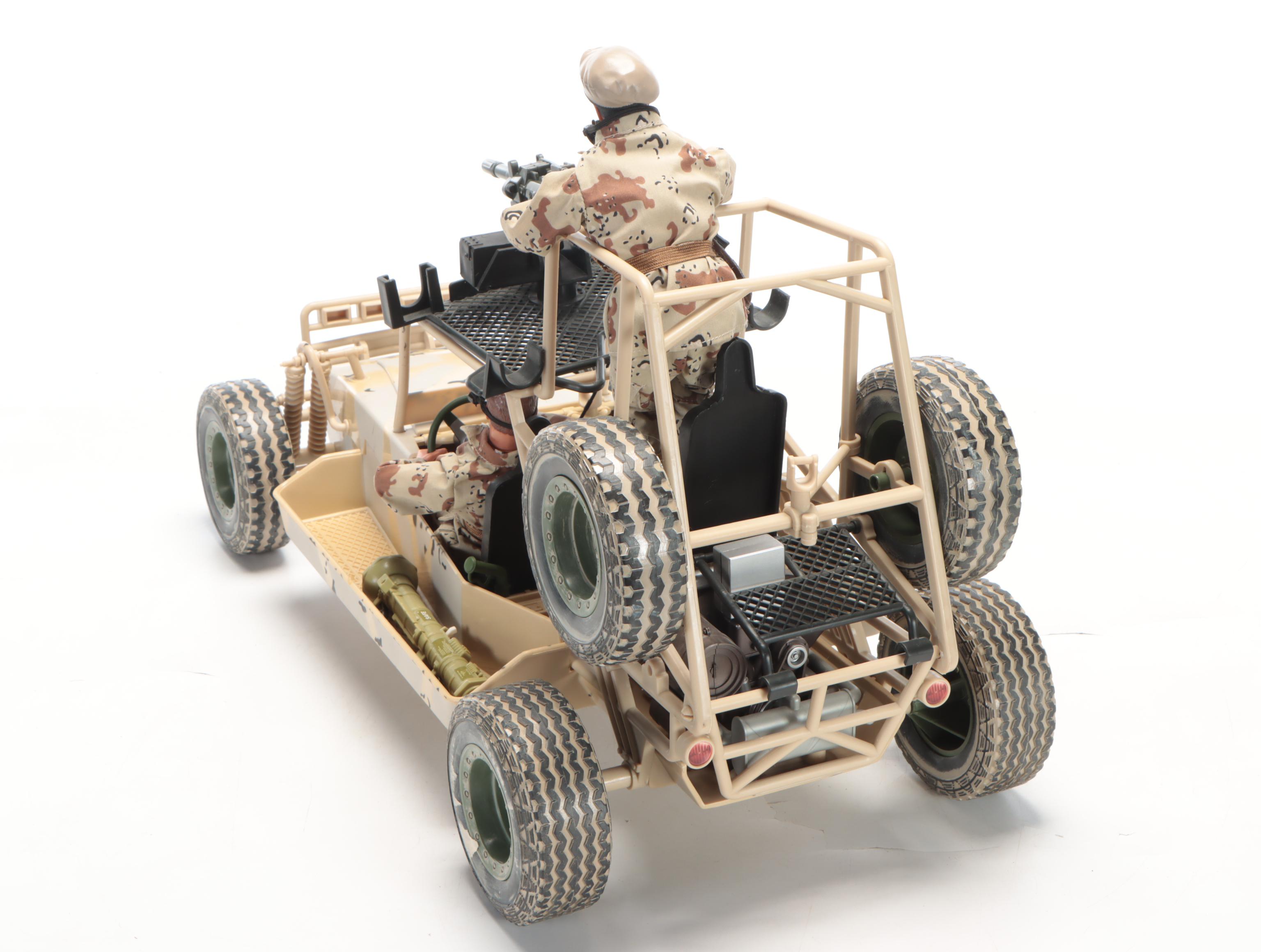 Hasbro G.I. Joe Desert Light Strike Vehicle with Action Figures and Other Tank