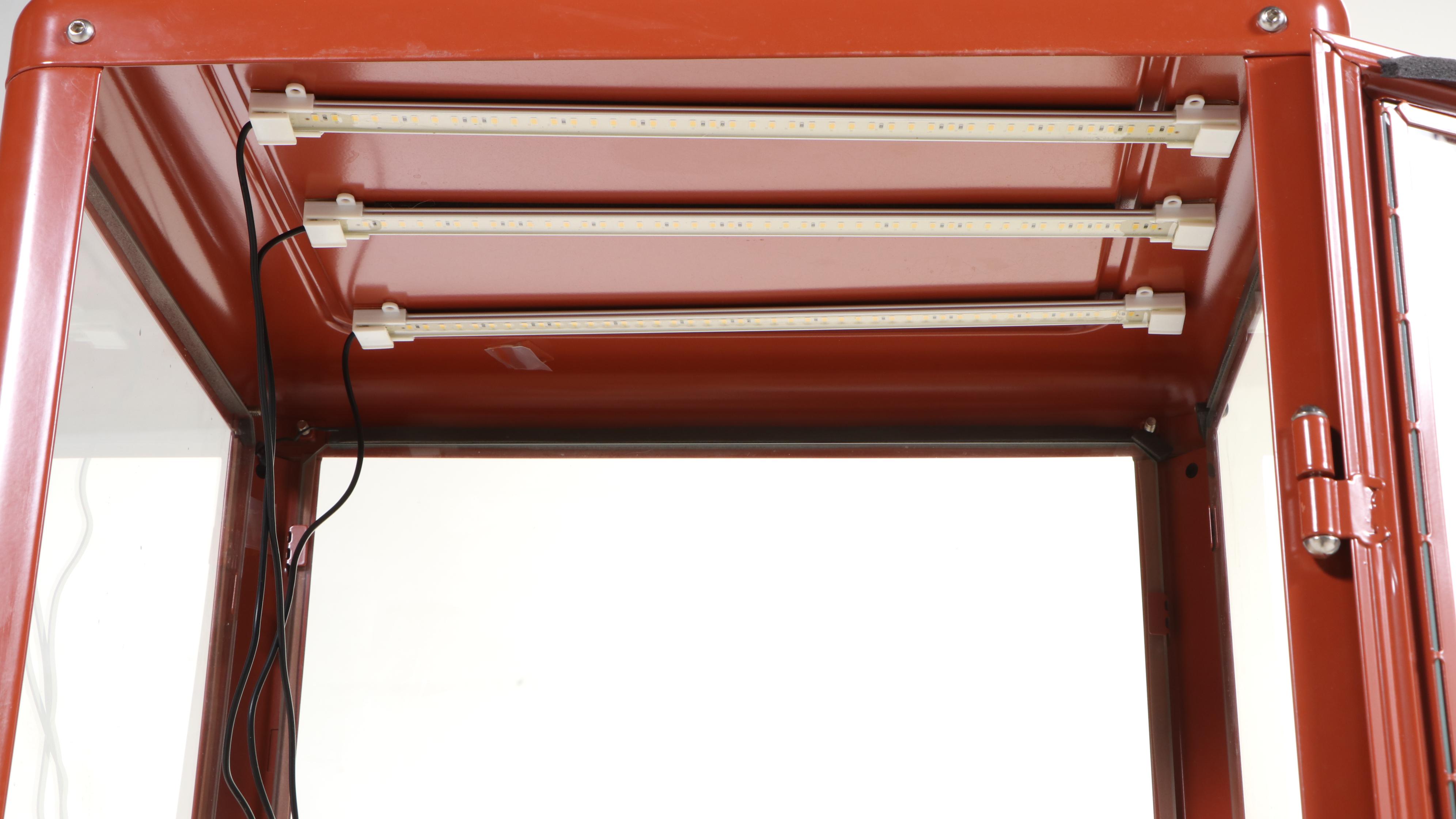 IKEA "Fabrikör" Powder-Coated Steel Display Cabinet