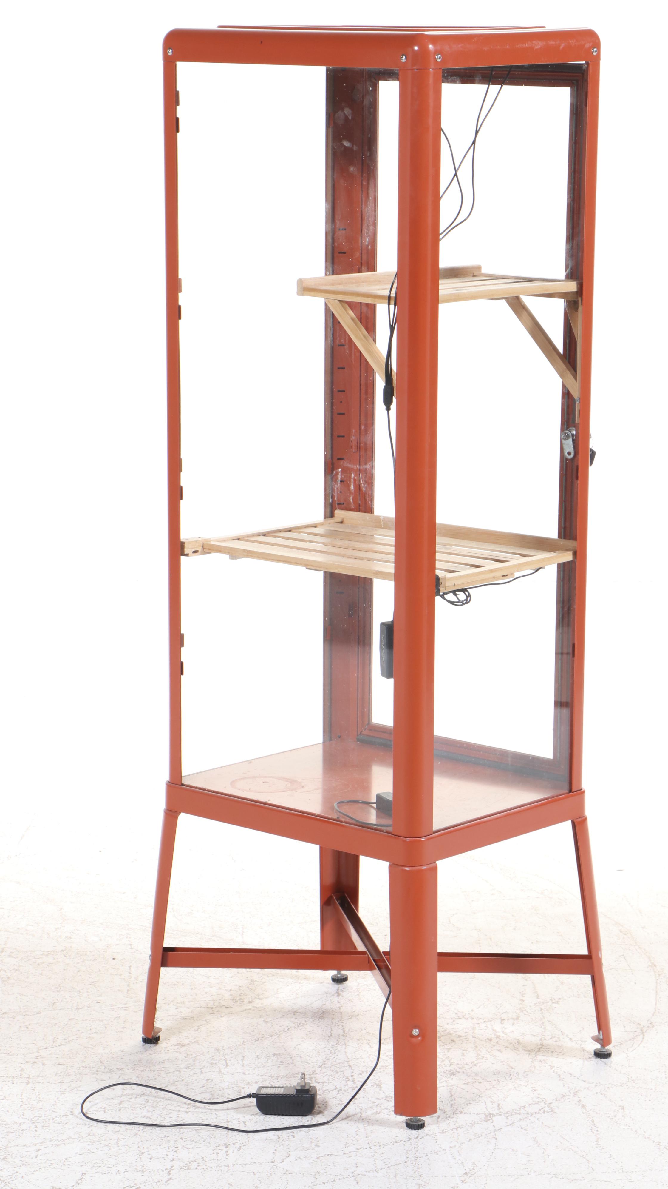 IKEA "Fabrikör" Powder-Coated Steel Display Cabinet