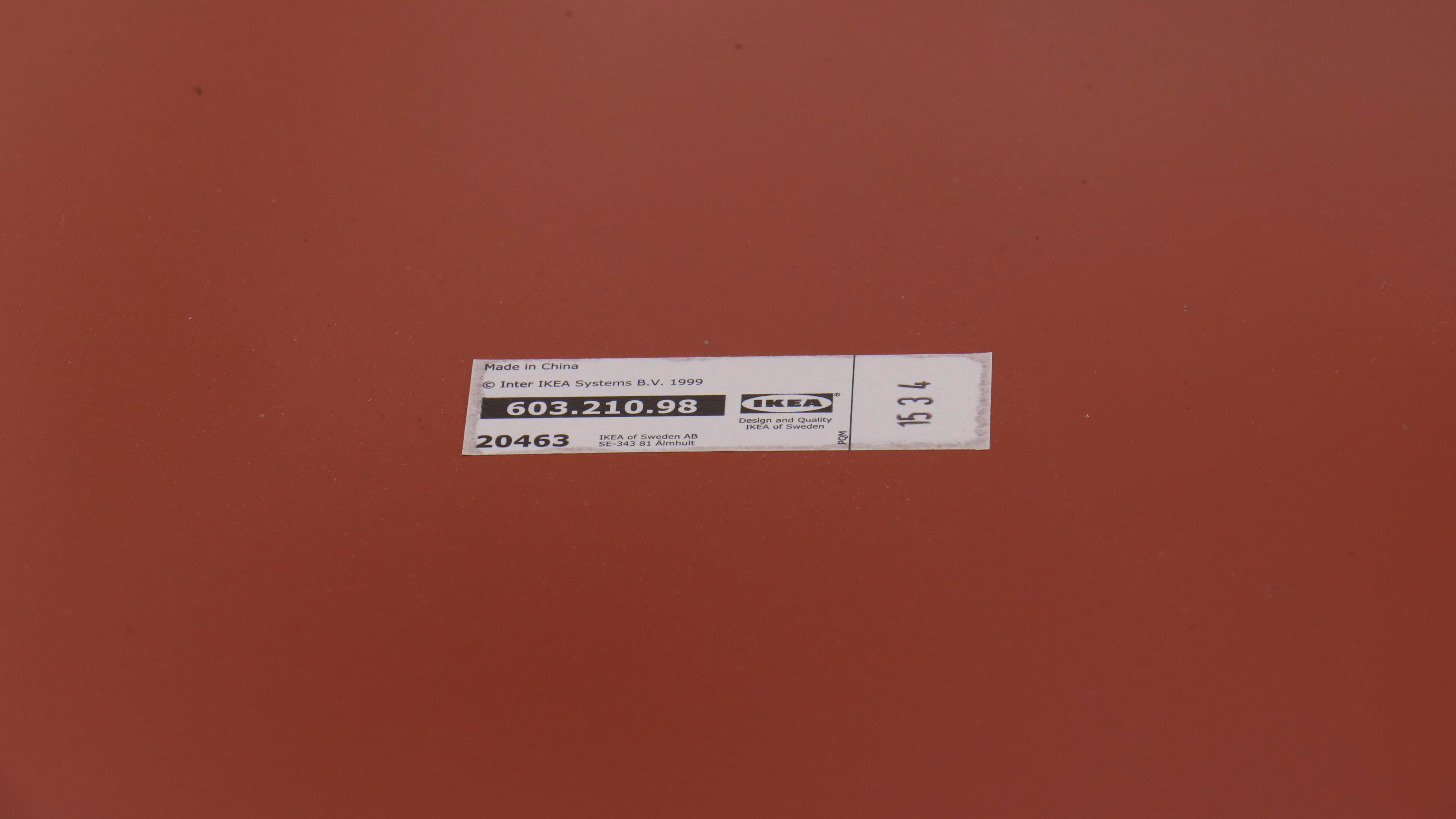 IKEA "Fabrikör" Powder-Coated Steel Display Cabinet