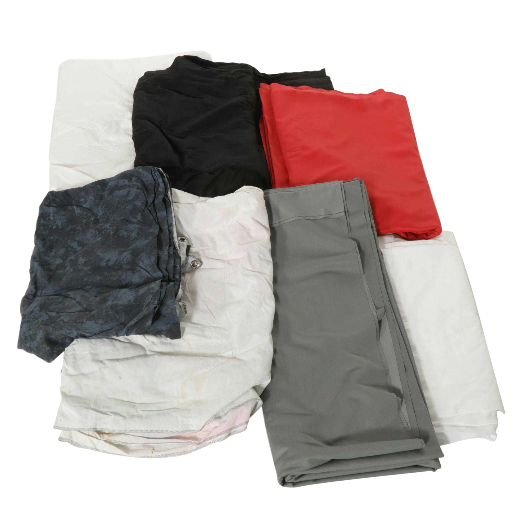 Six Photographic Fabric Backdrops