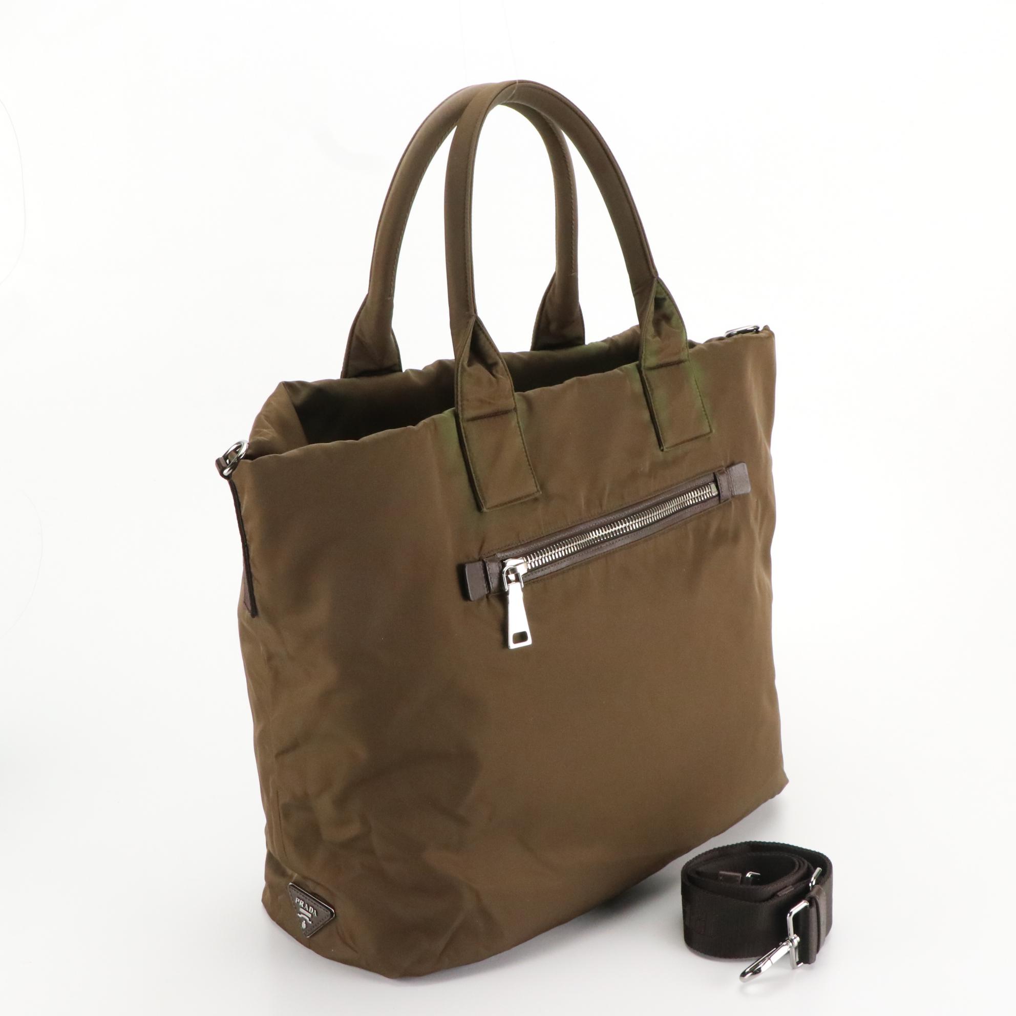 Prada Reversible Large Tote BR4490 in Bruciato Nylon