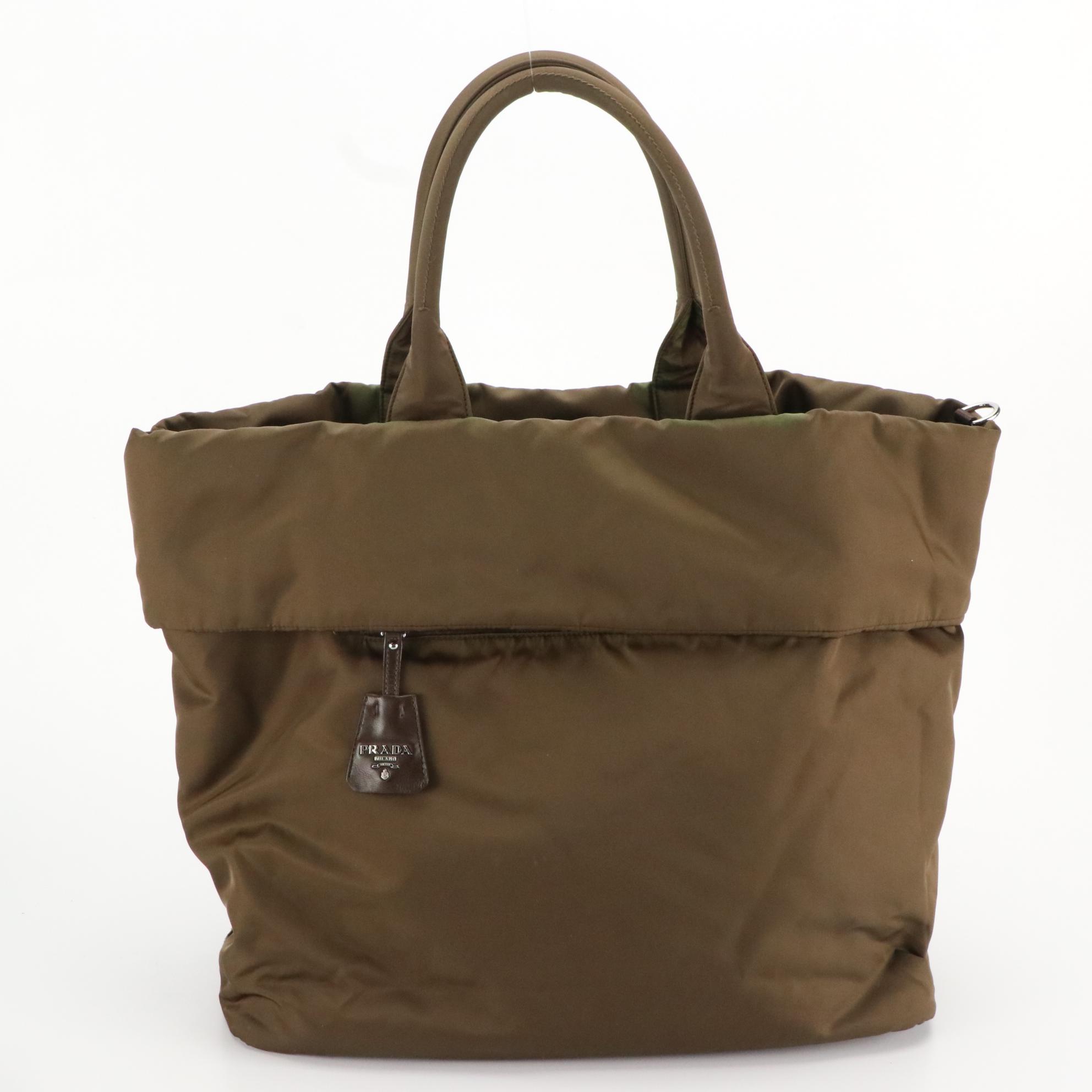 Prada Reversible Large Tote BR4490 in Bruciato Nylon