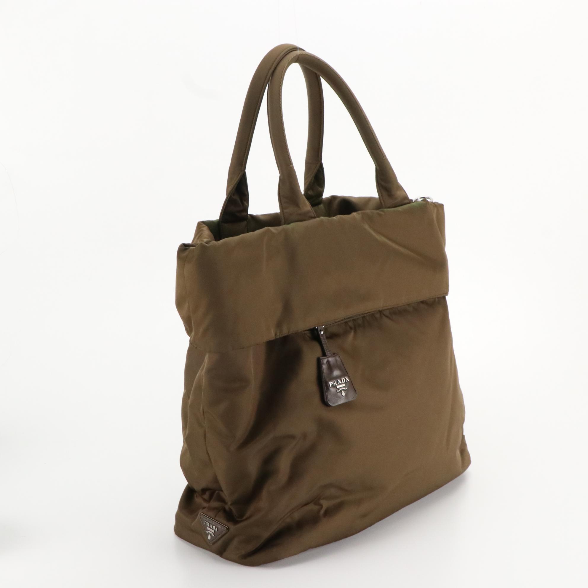 Prada Reversible Large Tote BR4490 in Bruciato Nylon