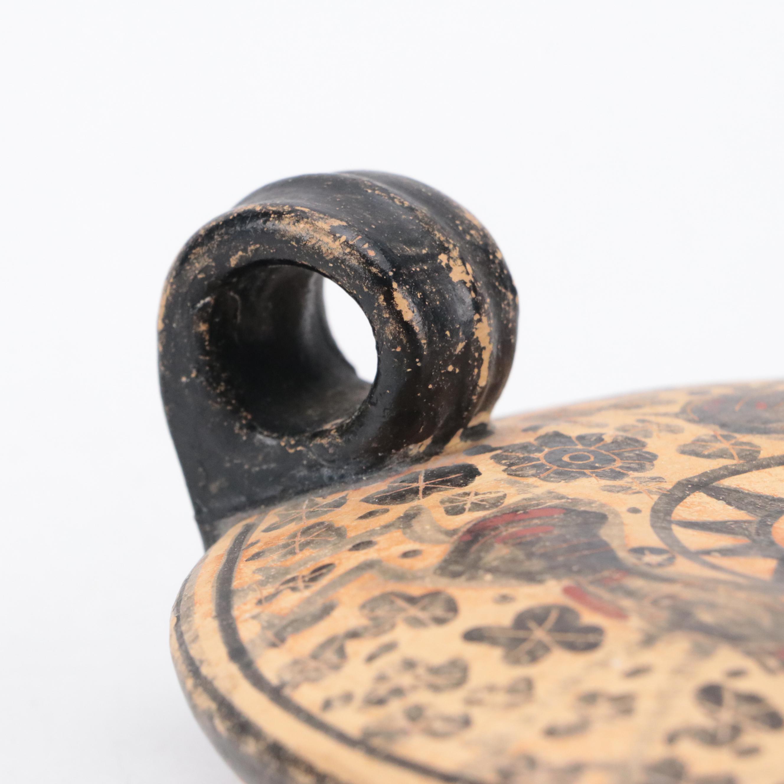 Greek-Hellenistic Style Ceramic Oil Lamp