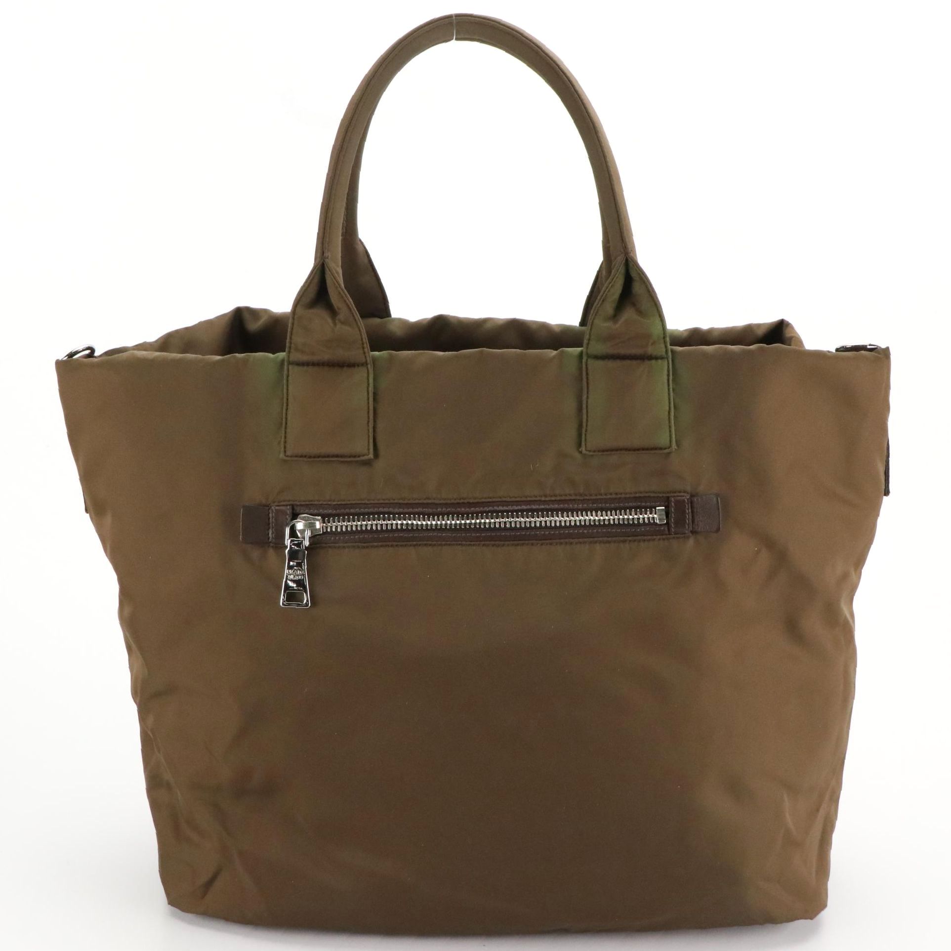 Prada Reversible Large Tote BR4490 in Bruciato Nylon