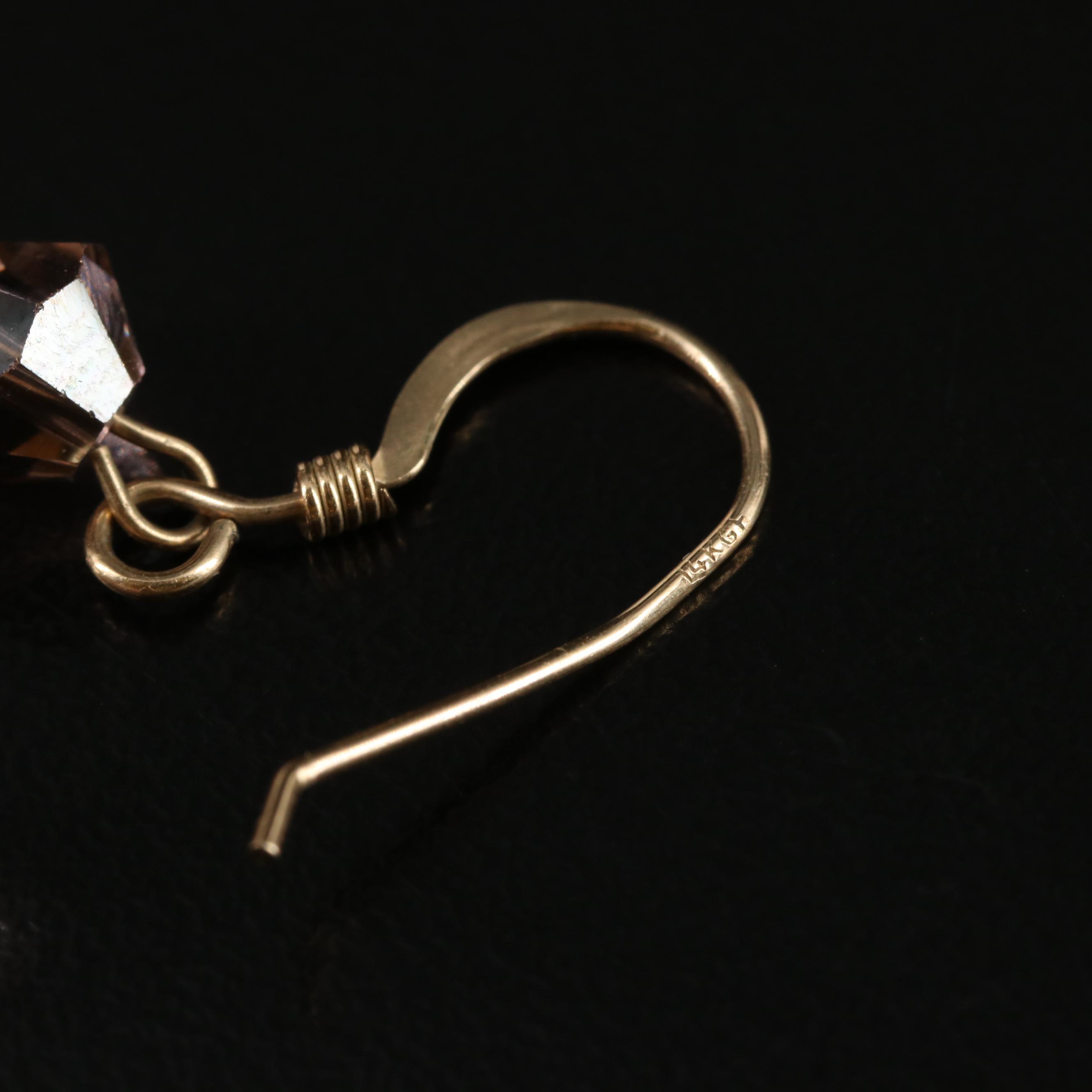 Glass Dangle Earrings