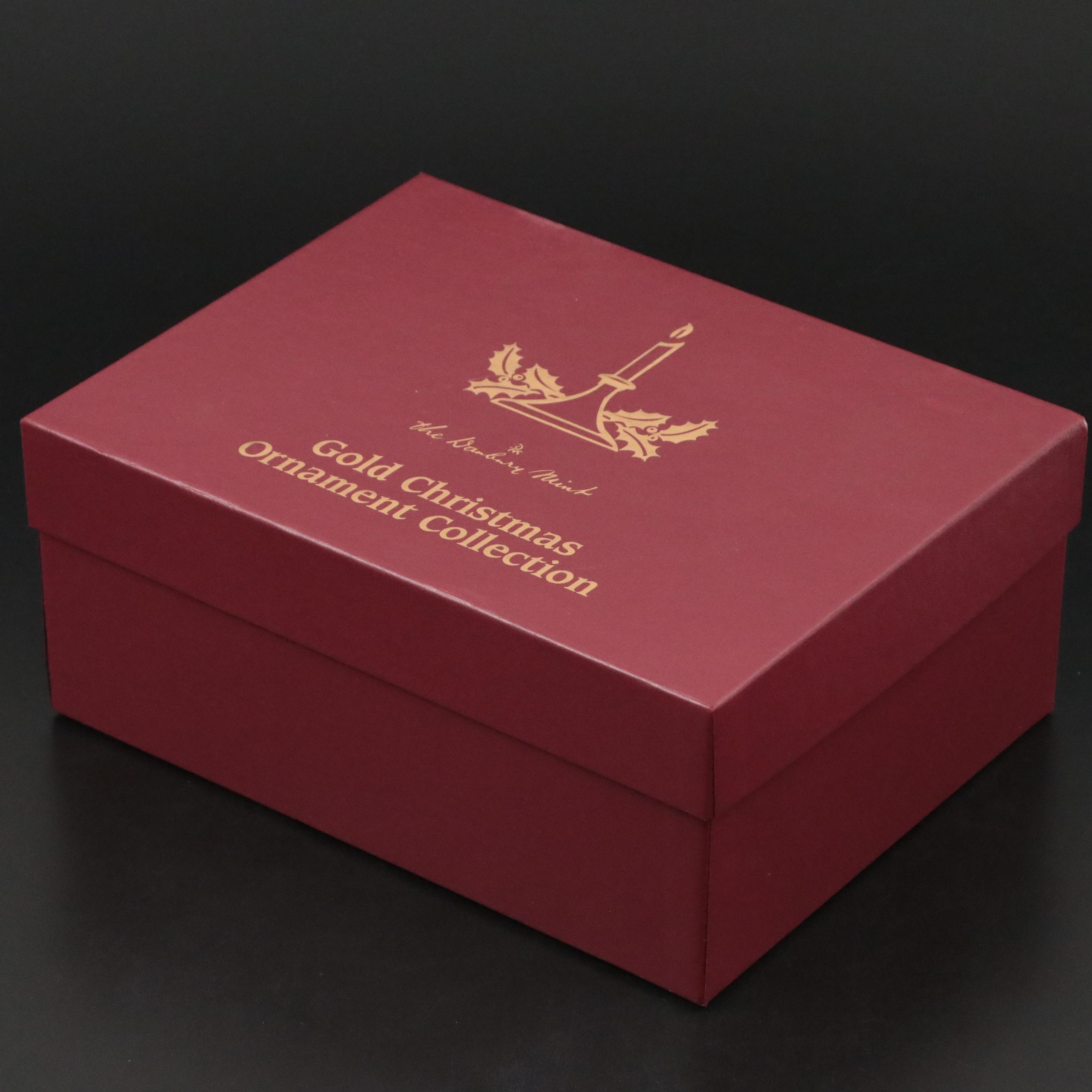 The Danbury Mint Gold Christmas Ornament Collection