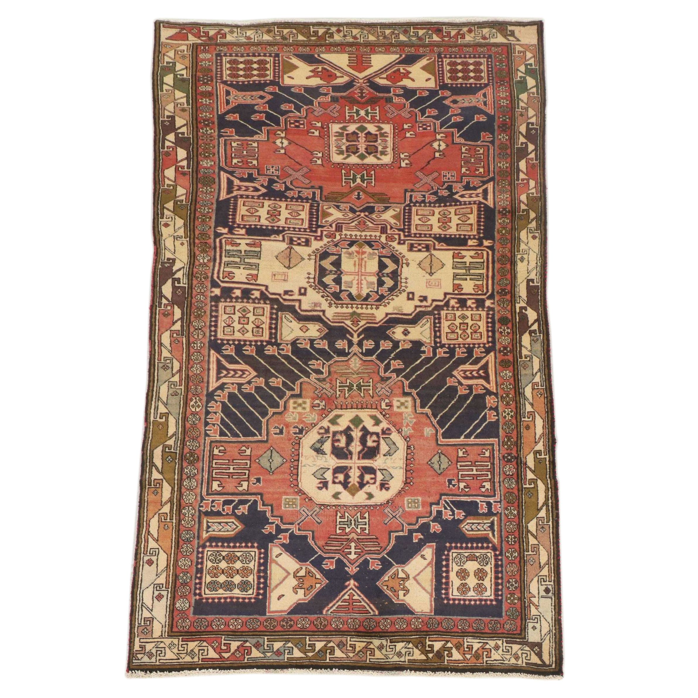 4'5 x 8'10 Hand-Knotted Persian Arbadil Area Rug