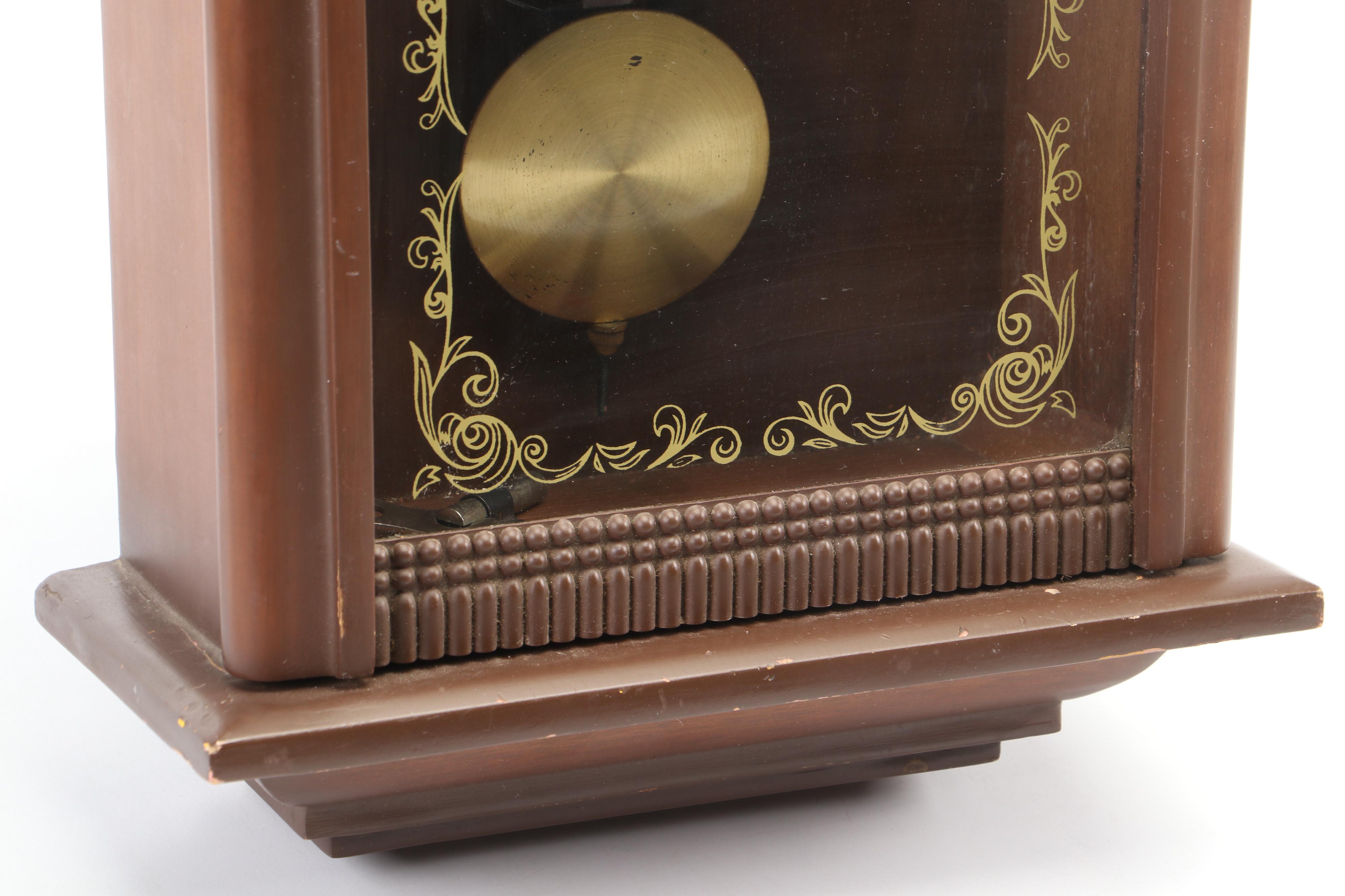 Centurion 35 Day Pendulum Wall Clock, Mid to Late 20th C.