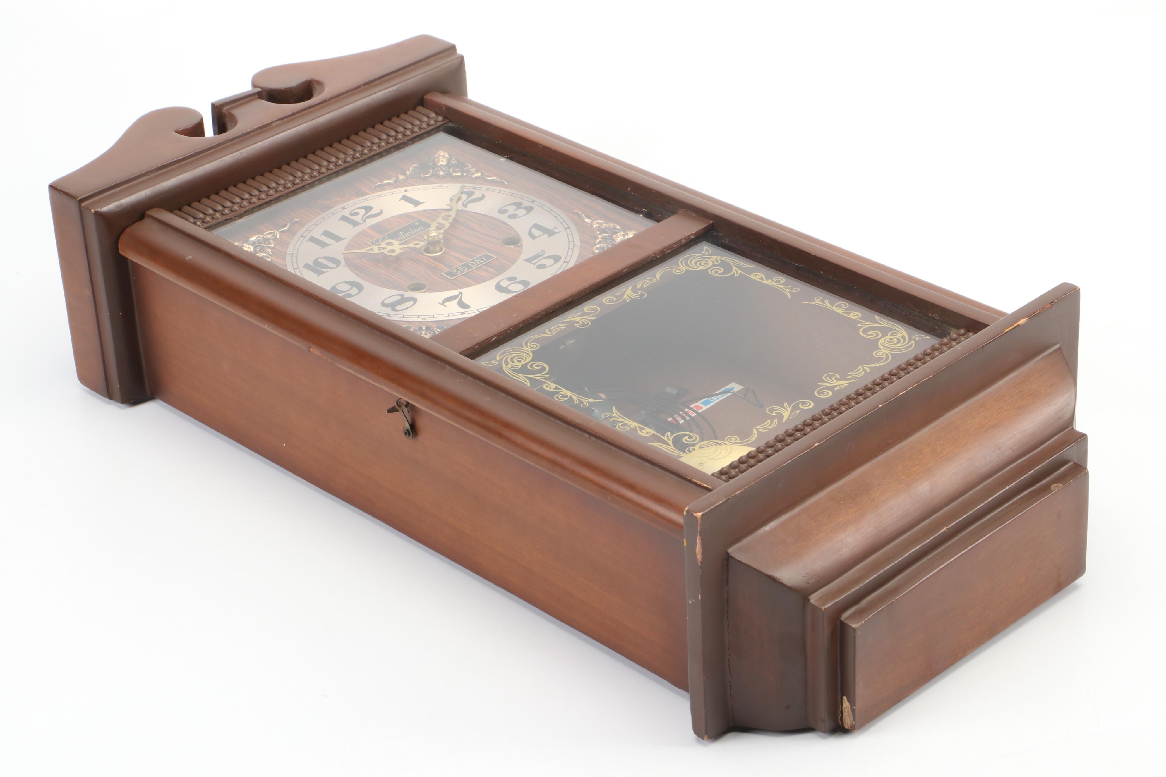 Centurion 35 Day Pendulum Wall Clock, Mid to Late 20th C.