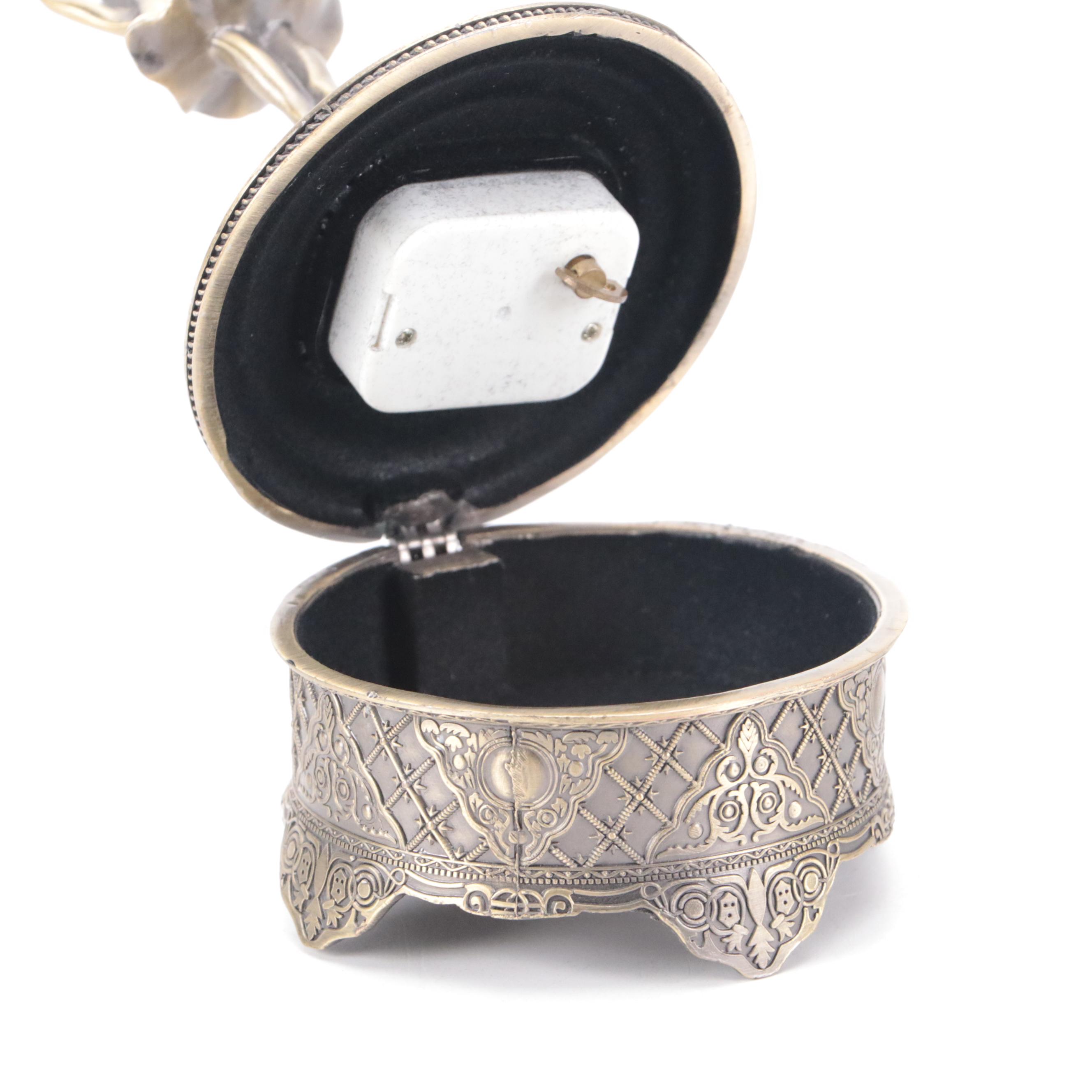 Wright Studios Painted Cast Iron Teddy Bear Doorstop with Decorative Boxes