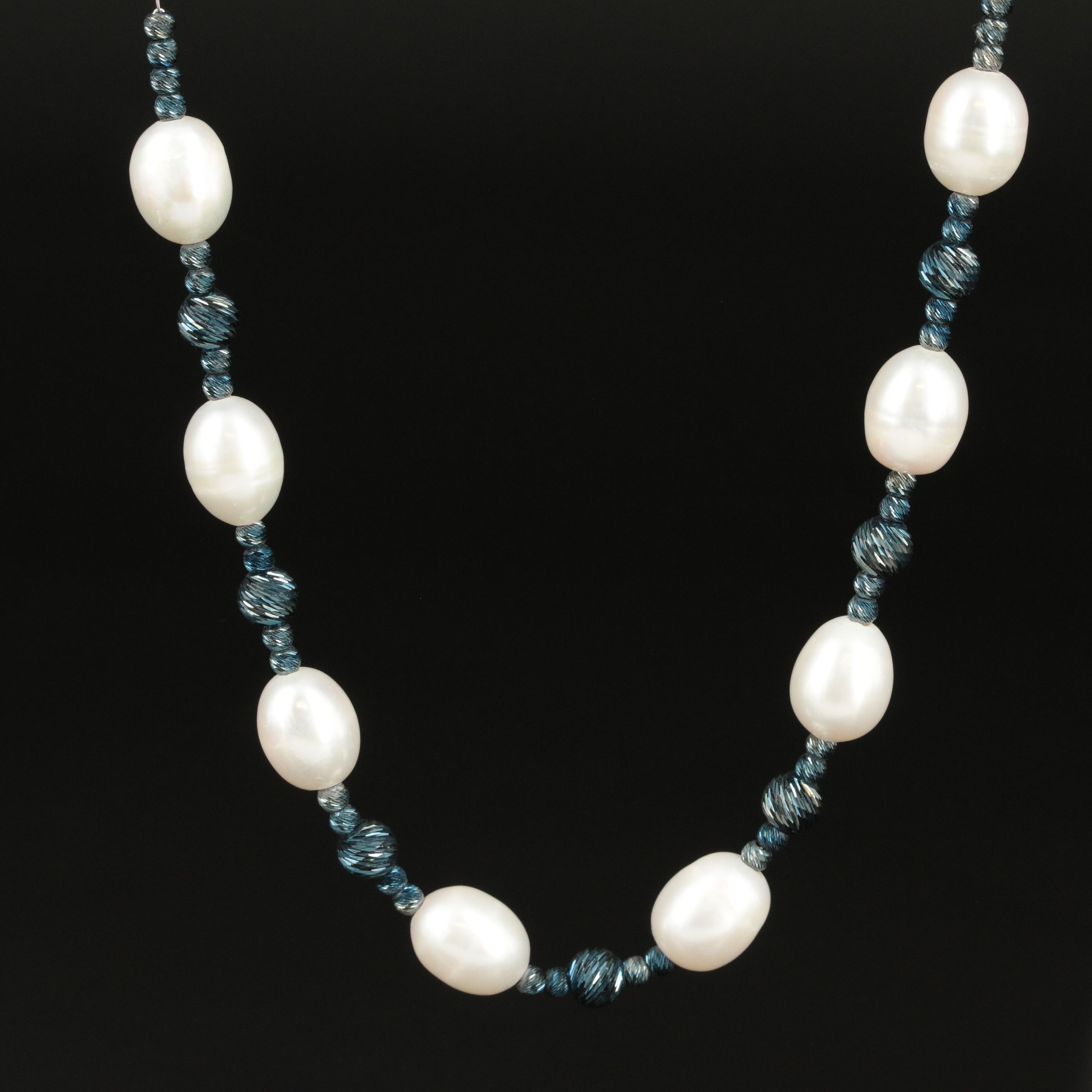 Sterling Pearl Necklace