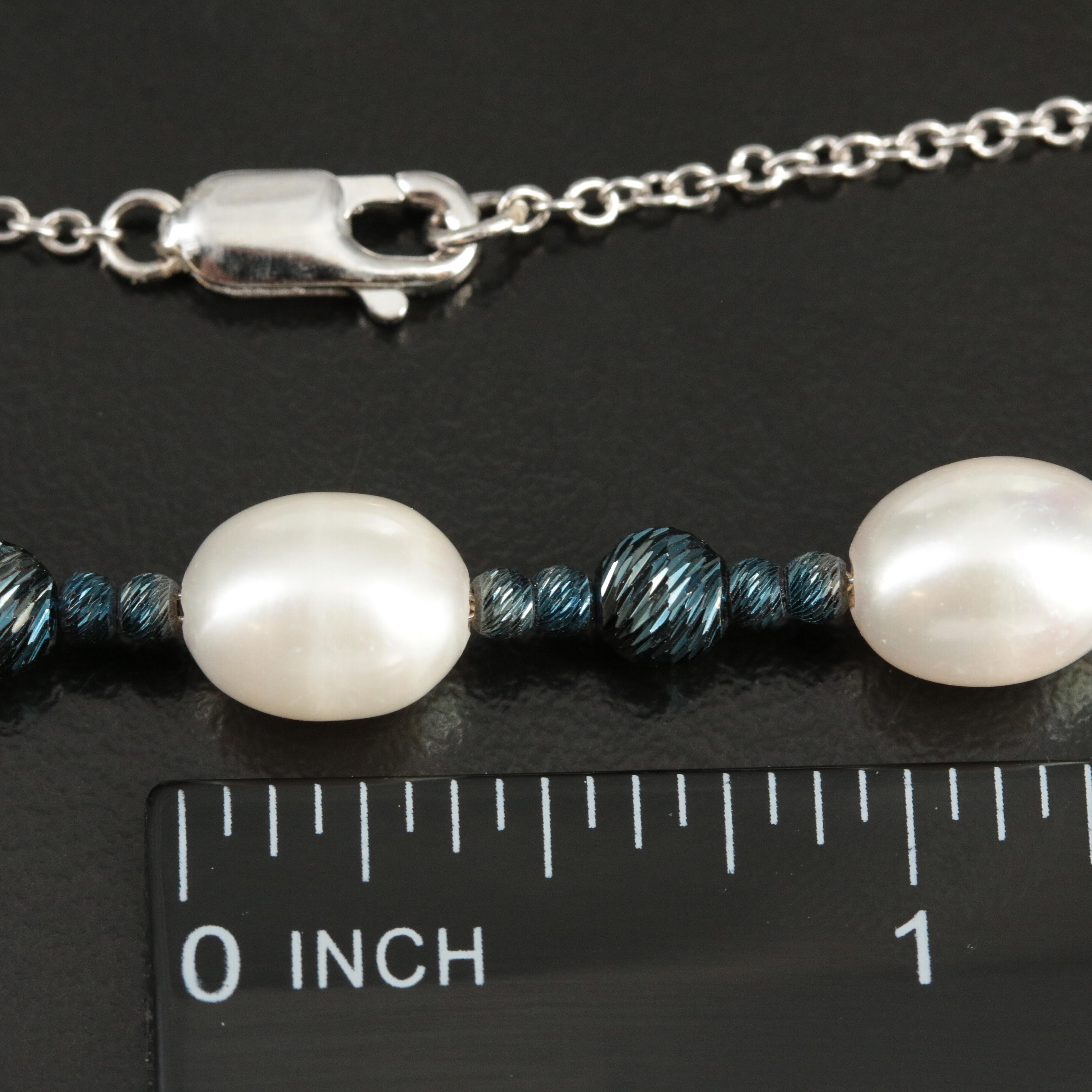 Sterling Pearl Necklace