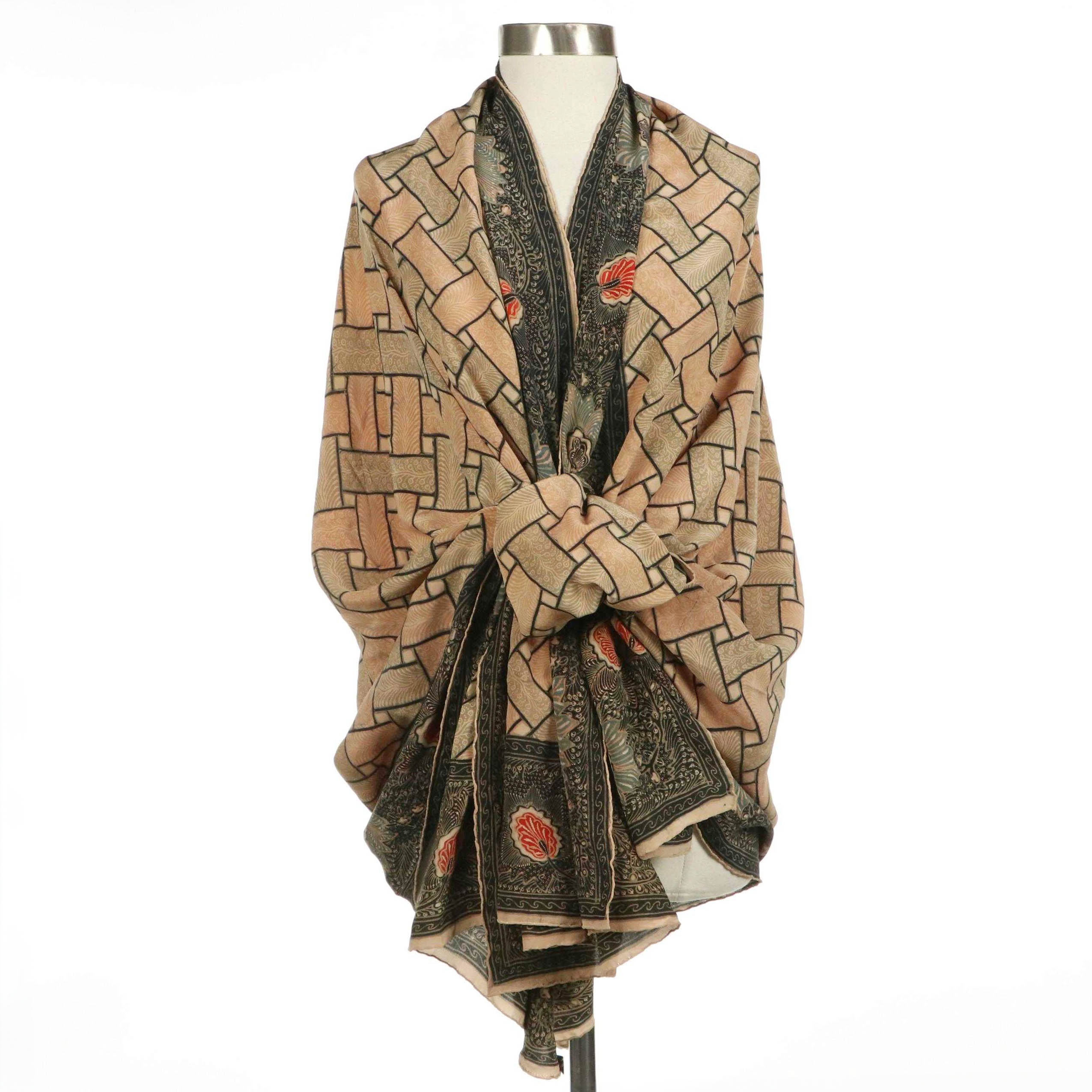 Ardiyanto Indonesian Batik Silk Shawl