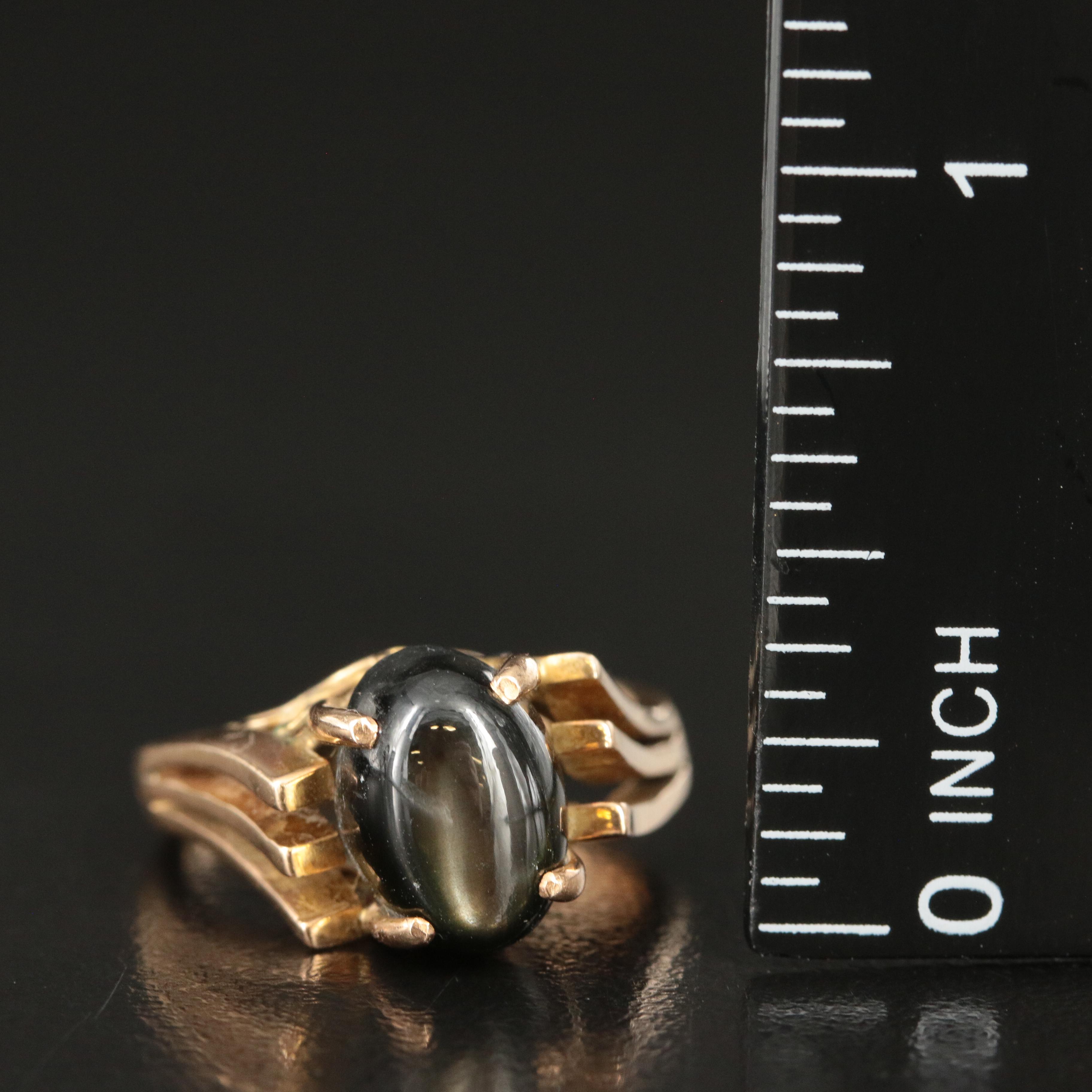 T.Y. Lee 14K 7.12 CT Star Sapphire Ring