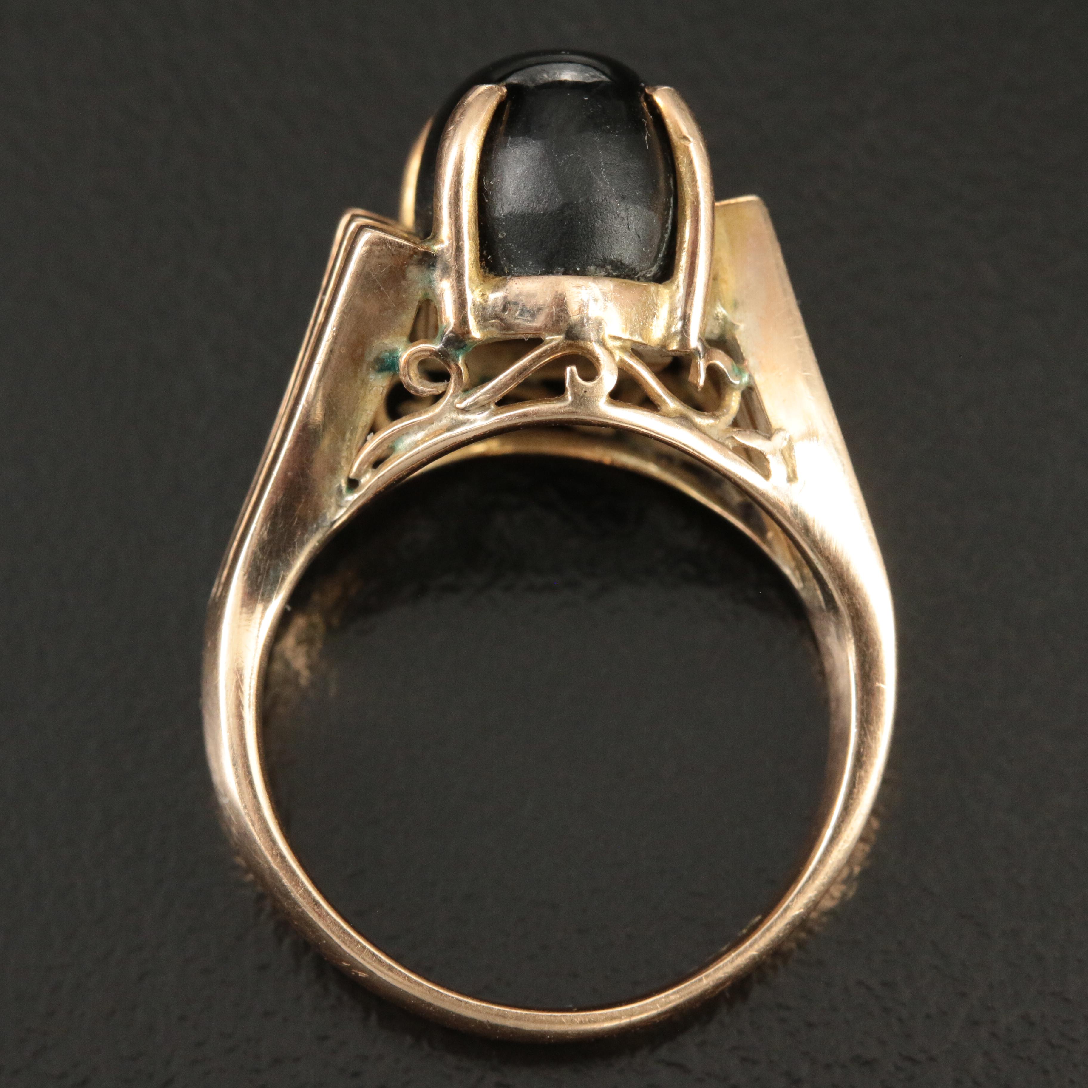 T.Y. Lee 14K 7.12 CT Star Sapphire Ring