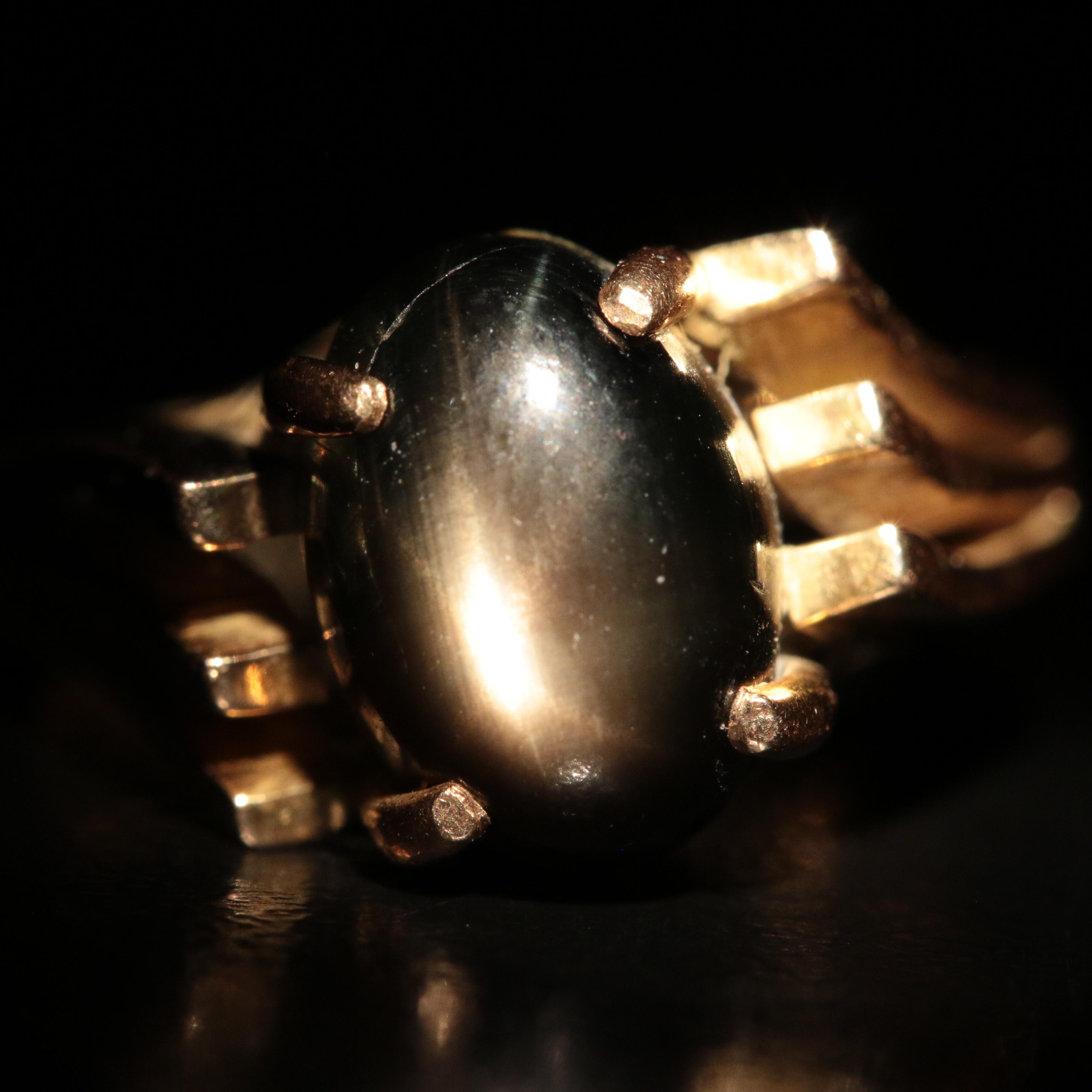 T.Y. Lee 14K 7.12 CT Star Sapphire Ring