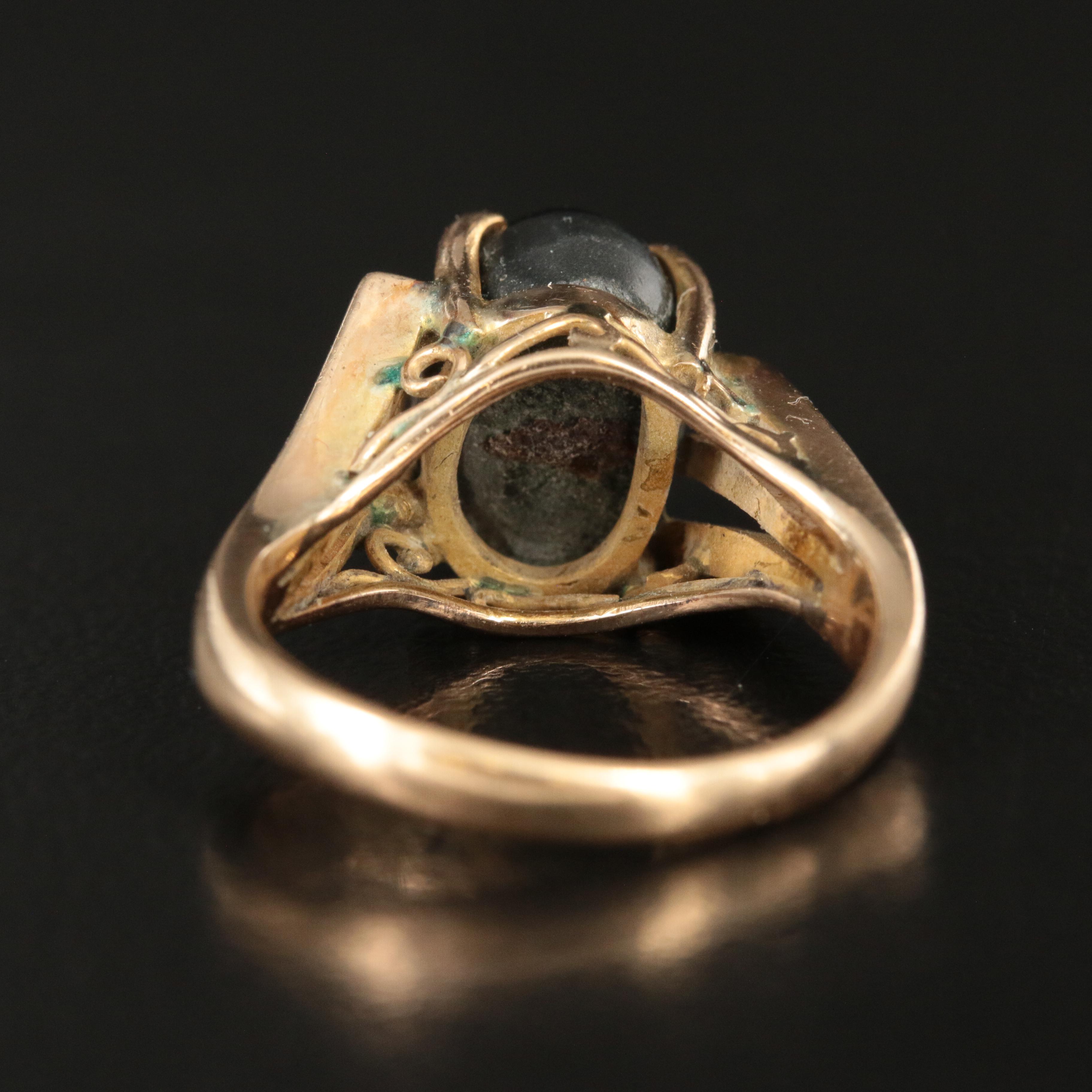 T.Y. Lee 14K 7.12 CT Star Sapphire Ring