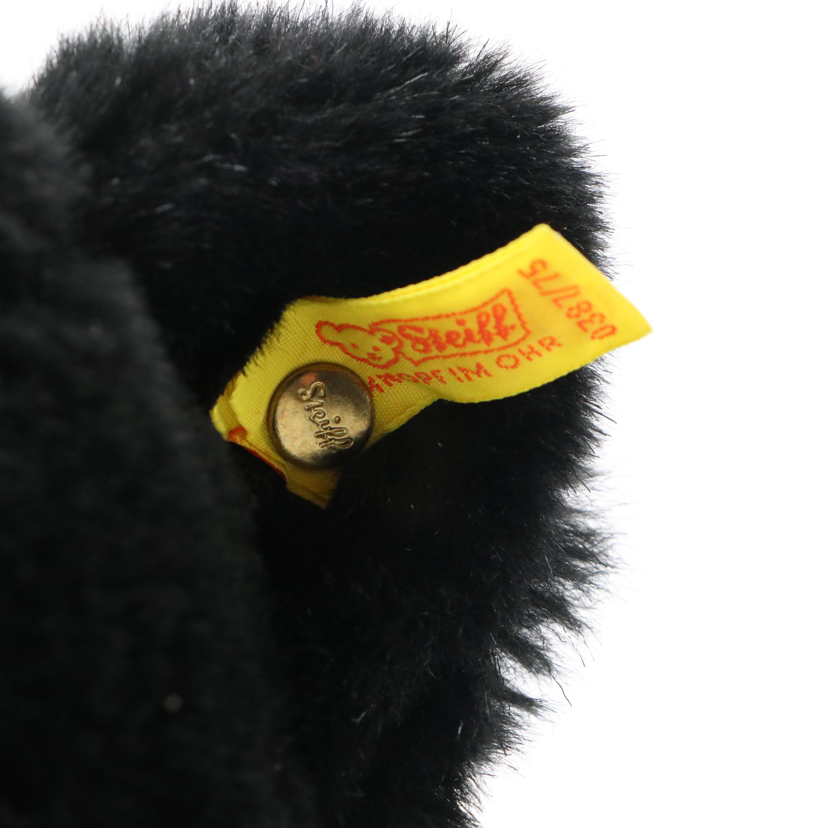 Vintage Steiff Button-Ear Panther Plush Toy