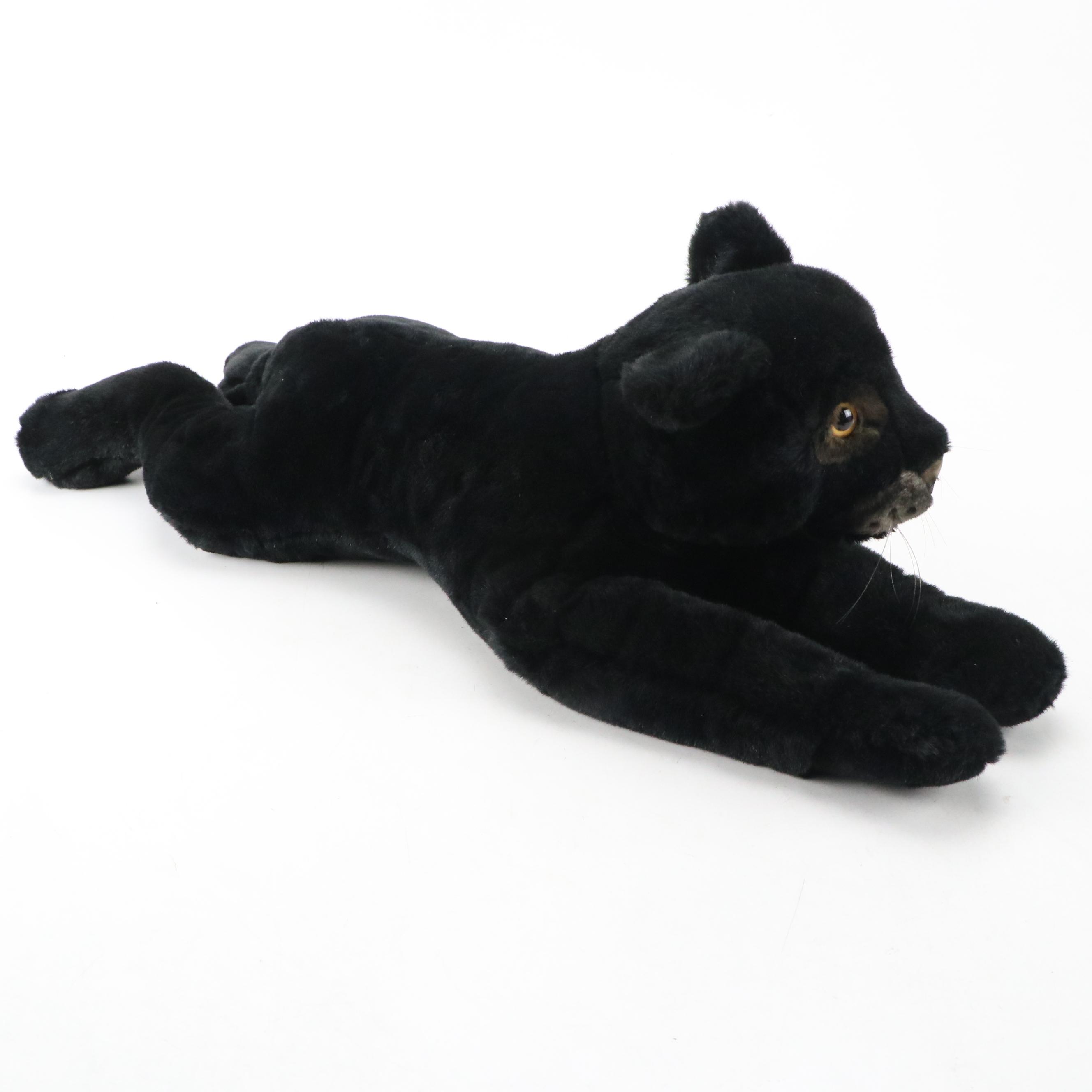 Vintage Steiff Button-Ear Panther Plush Toy