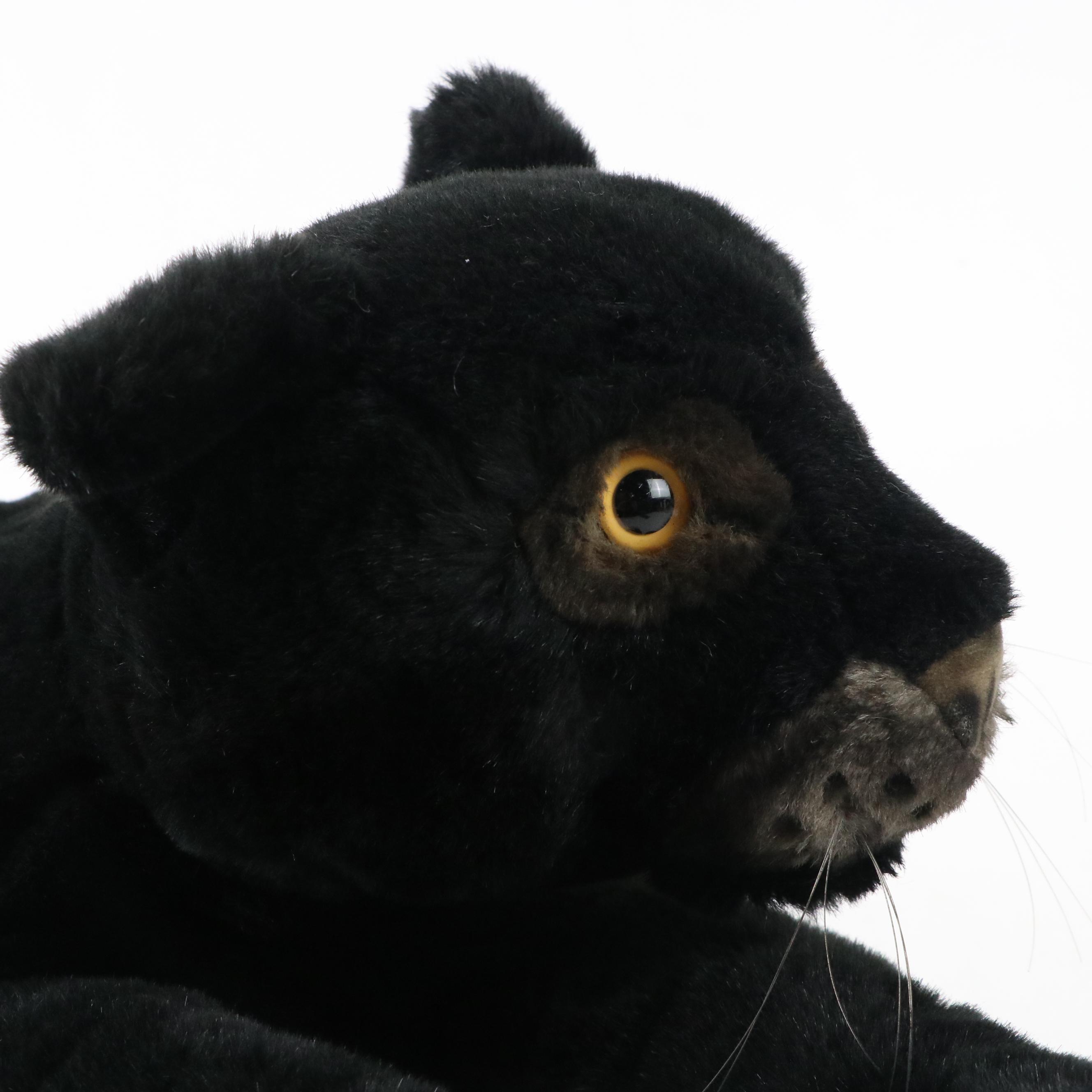 Vintage Steiff Button-Ear Panther Plush Toy