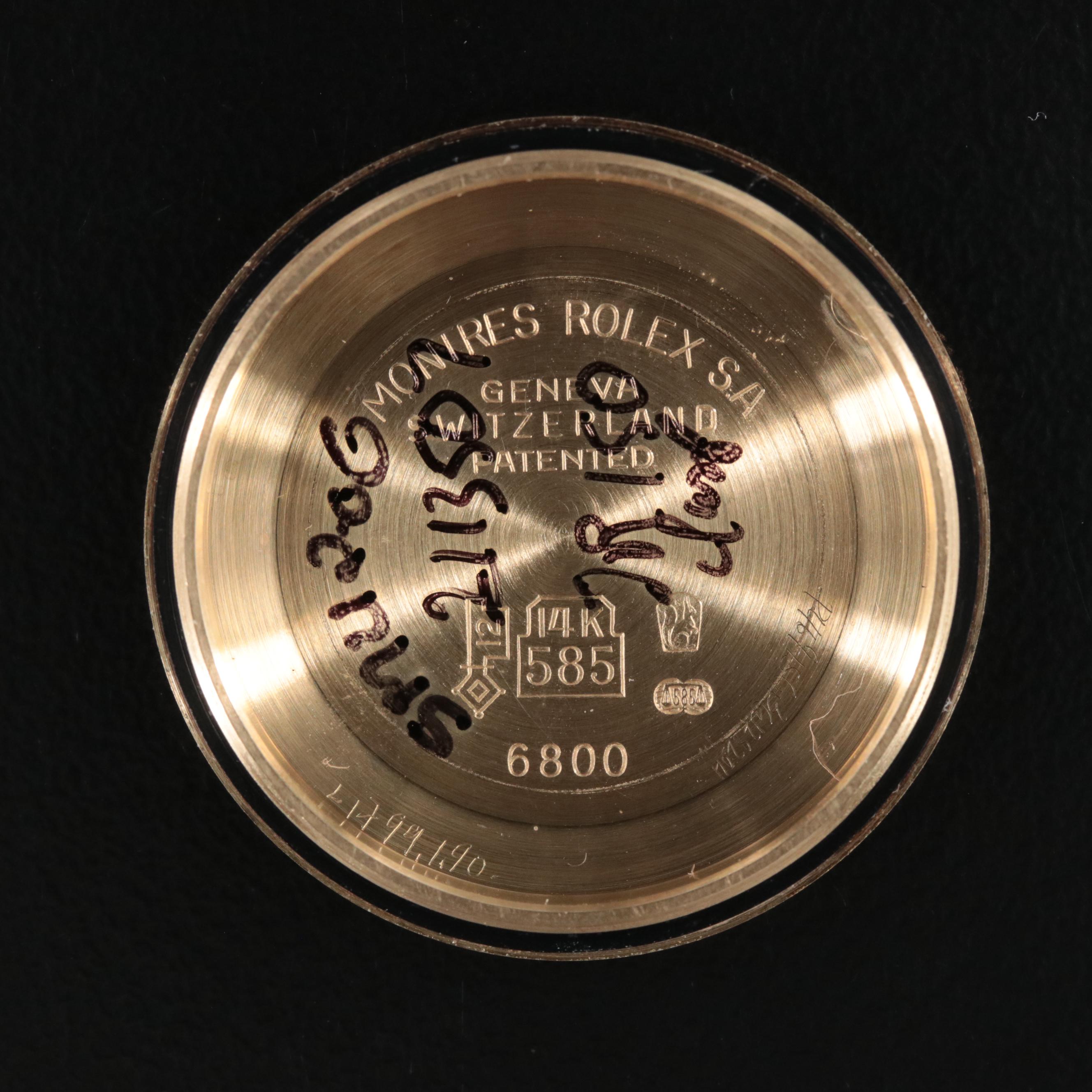 1979 Rolex 14K Datejust Watch