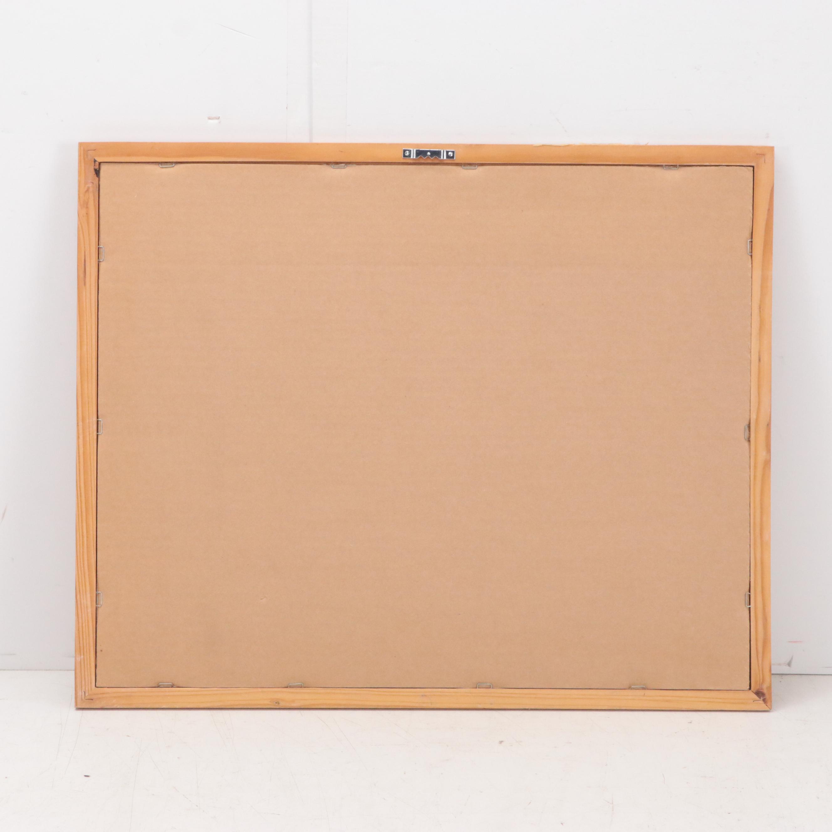 Phyllis Trager Hyman Modern Abstract Watercolor Painting, 2000