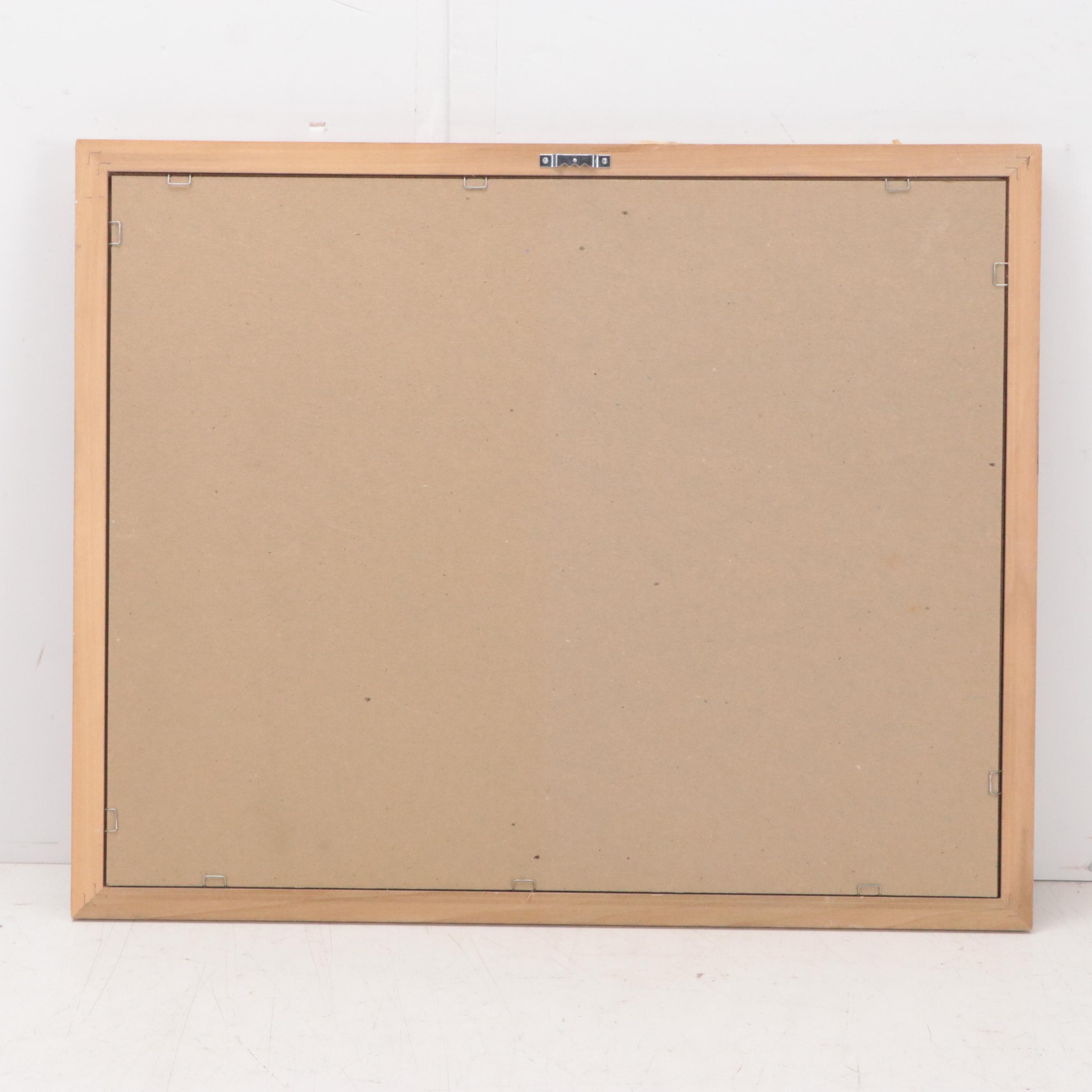 Phyllis Trager Hyman Modern Mixed Media Painting, 2000