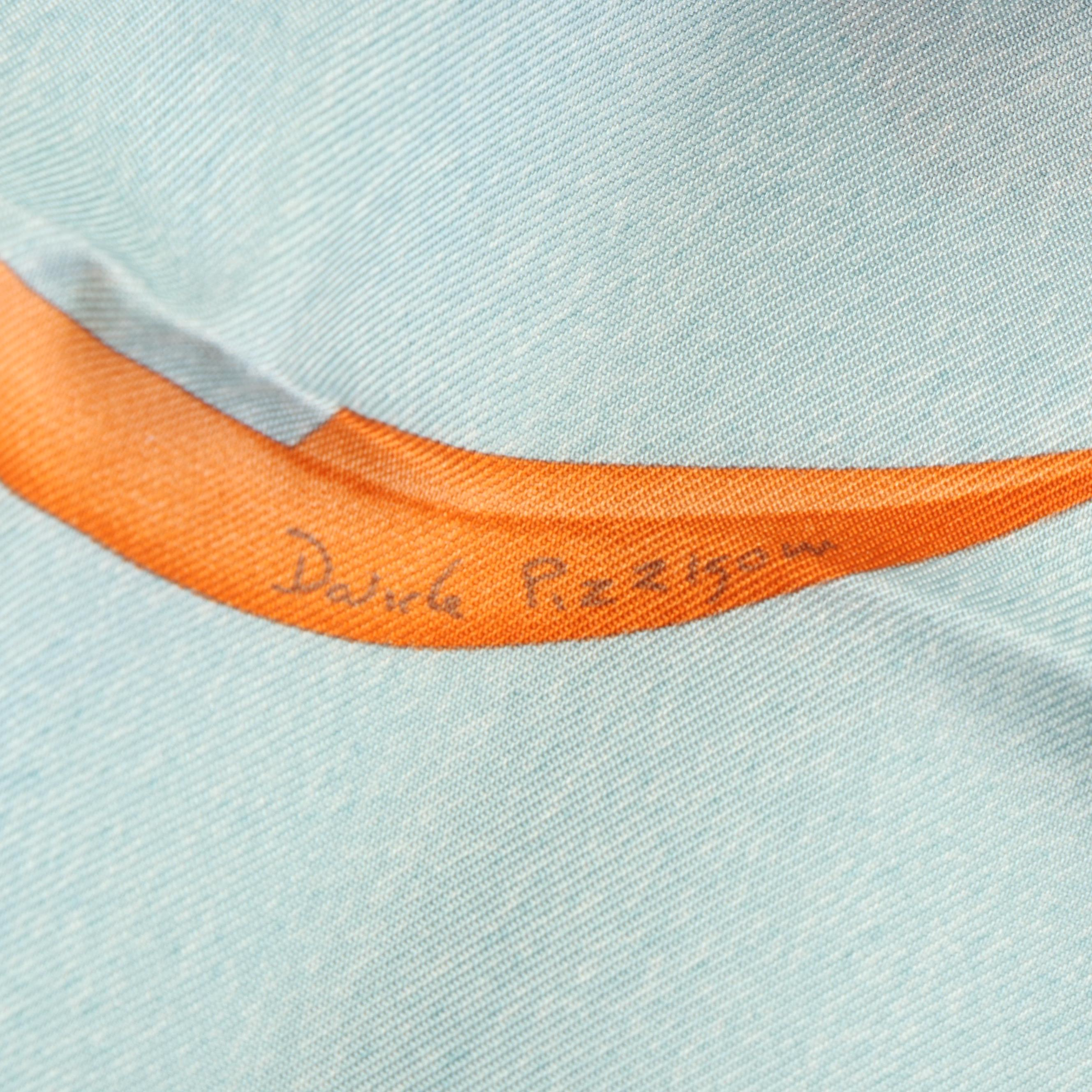 Bulgari Printed Silk Scarf