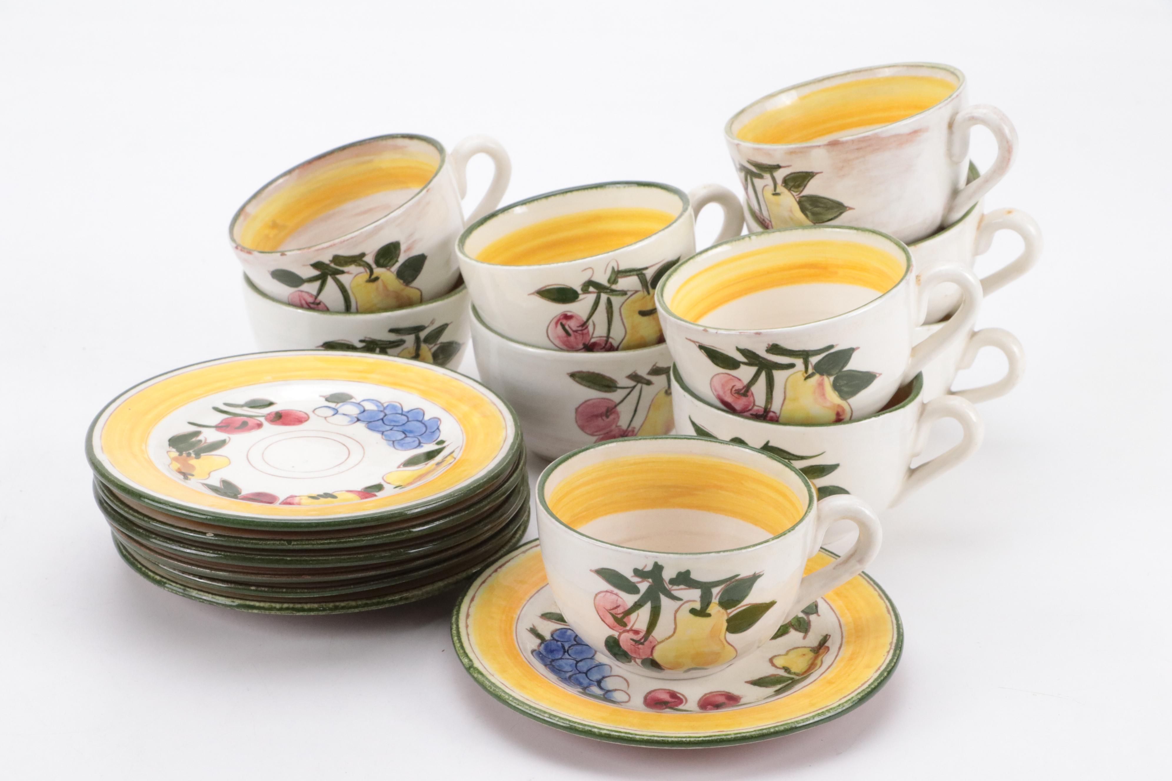 Della-Ware "Festival" and Other Glazed Stoneware Dinnerware, 1942–1978