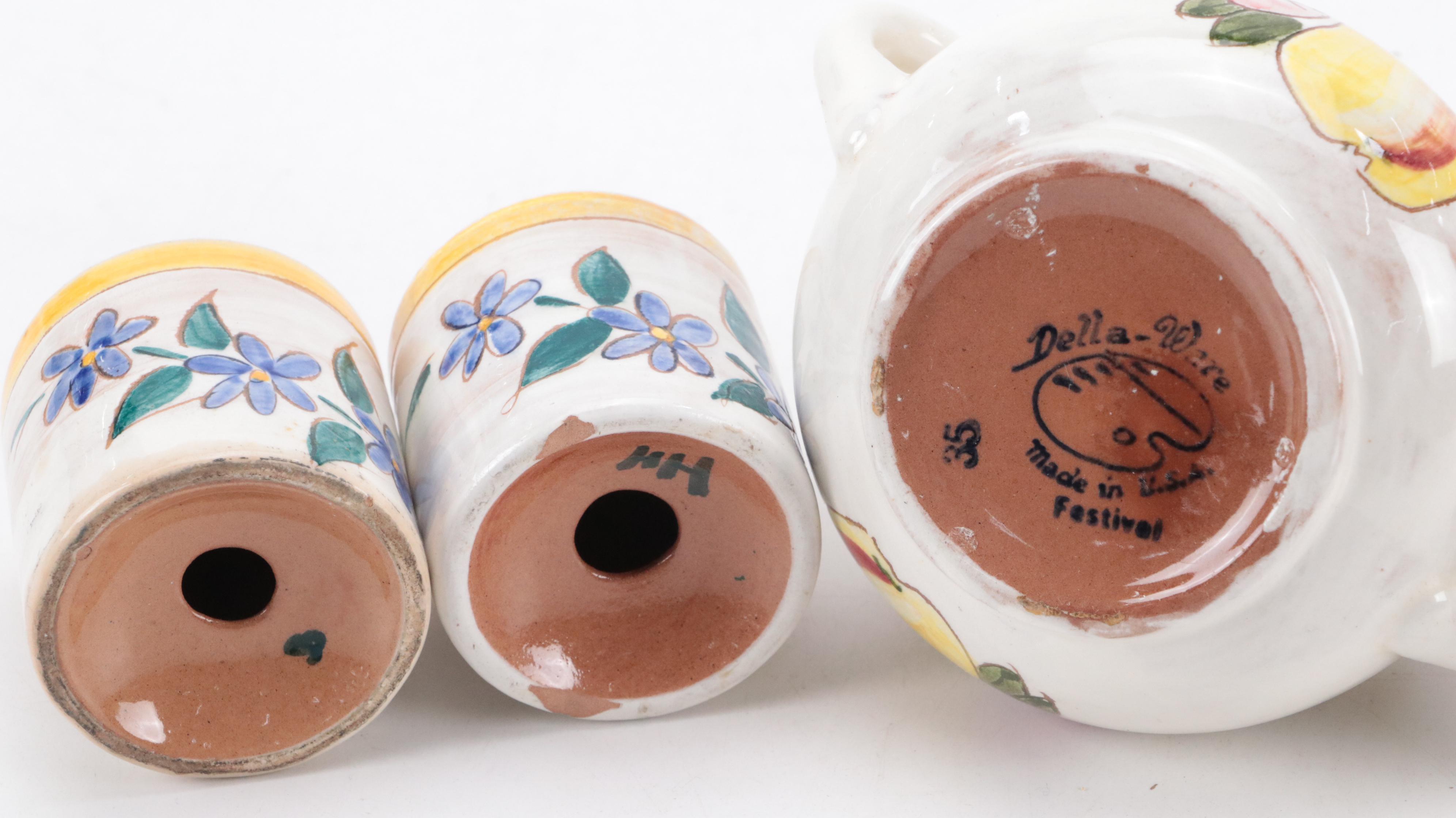 Della-Ware "Festival" and Other Glazed Stoneware Dinnerware, 1942–1978