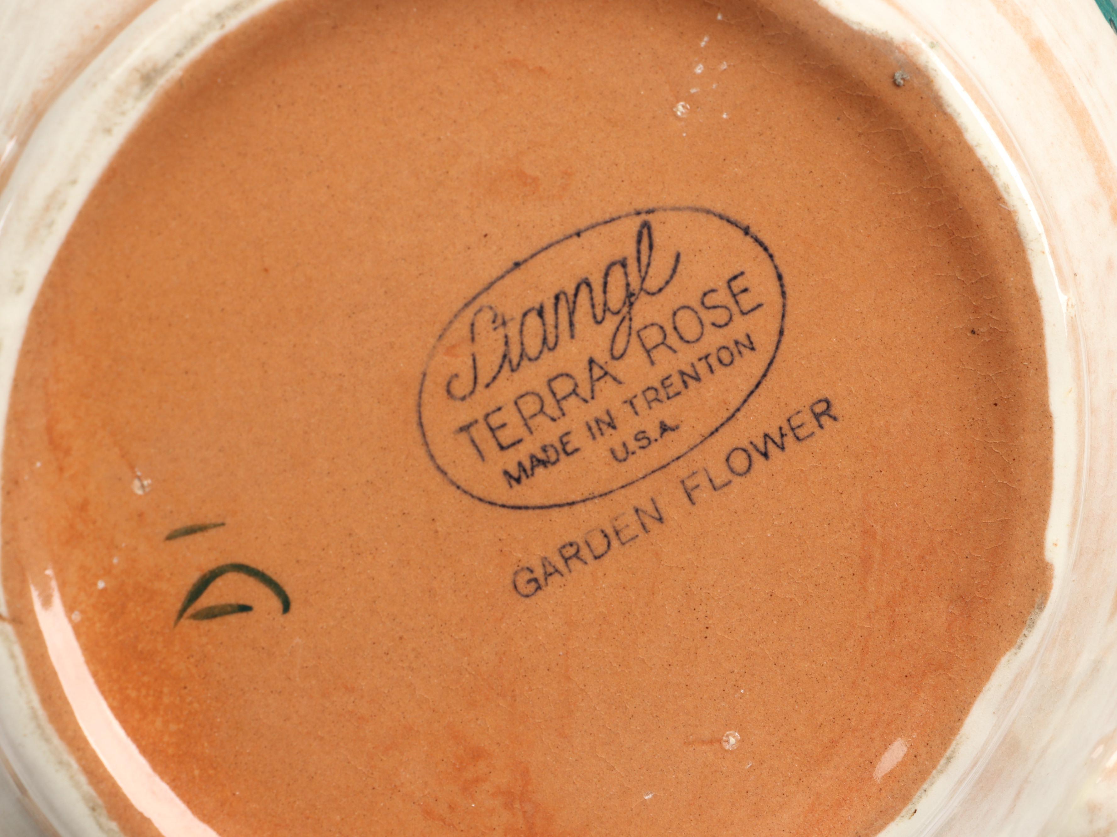 Stangl Pottery "Fruit" Terracotta Dinner Plates, Salad Plates, and More