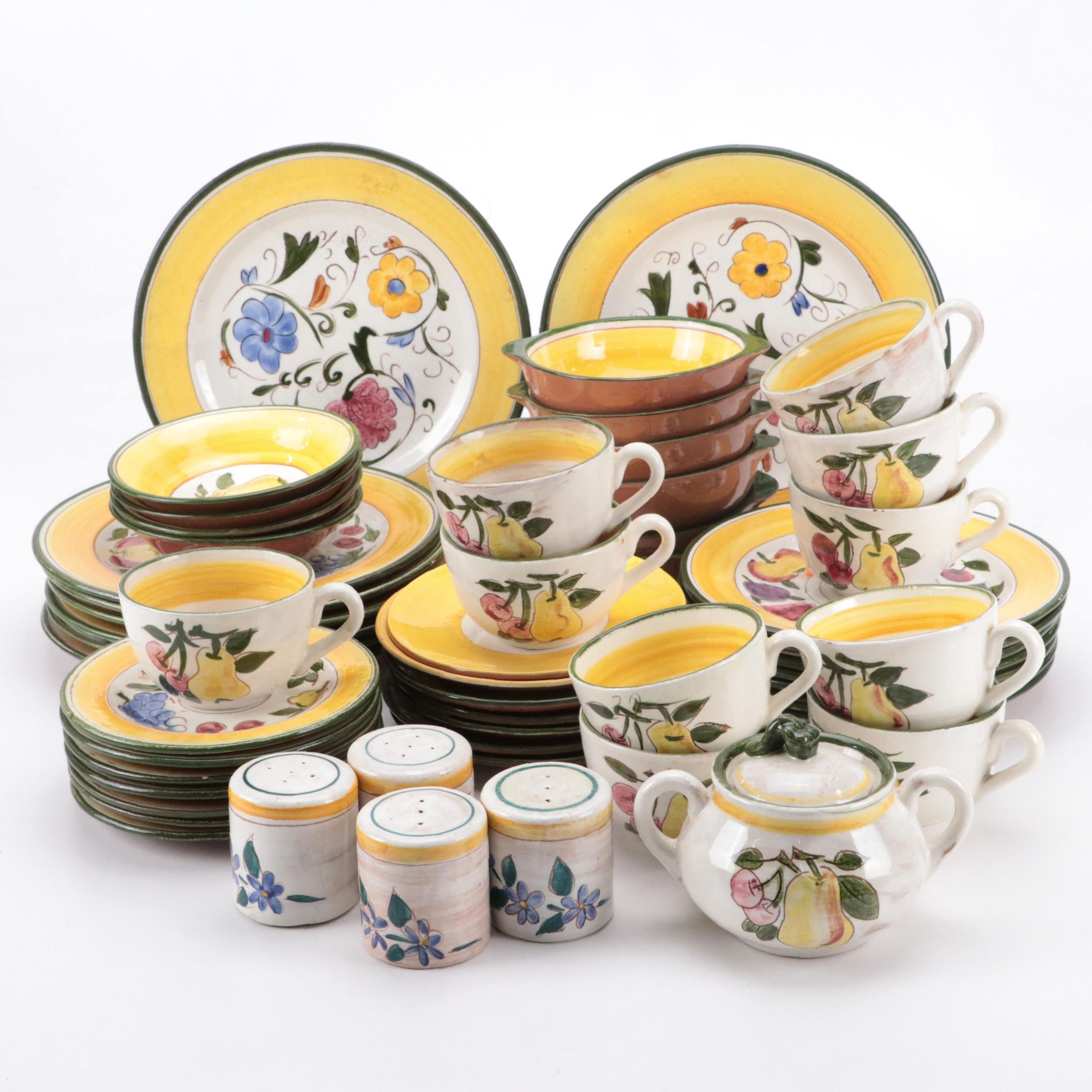 Della-Ware "Festival" and Other Glazed Stoneware Dinnerware, 1942–1978