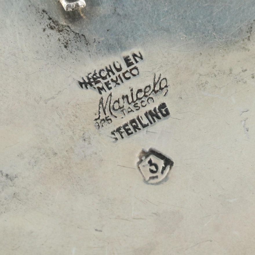 Mexican Sterling Aztec Calendar Converter Brooch EBTH