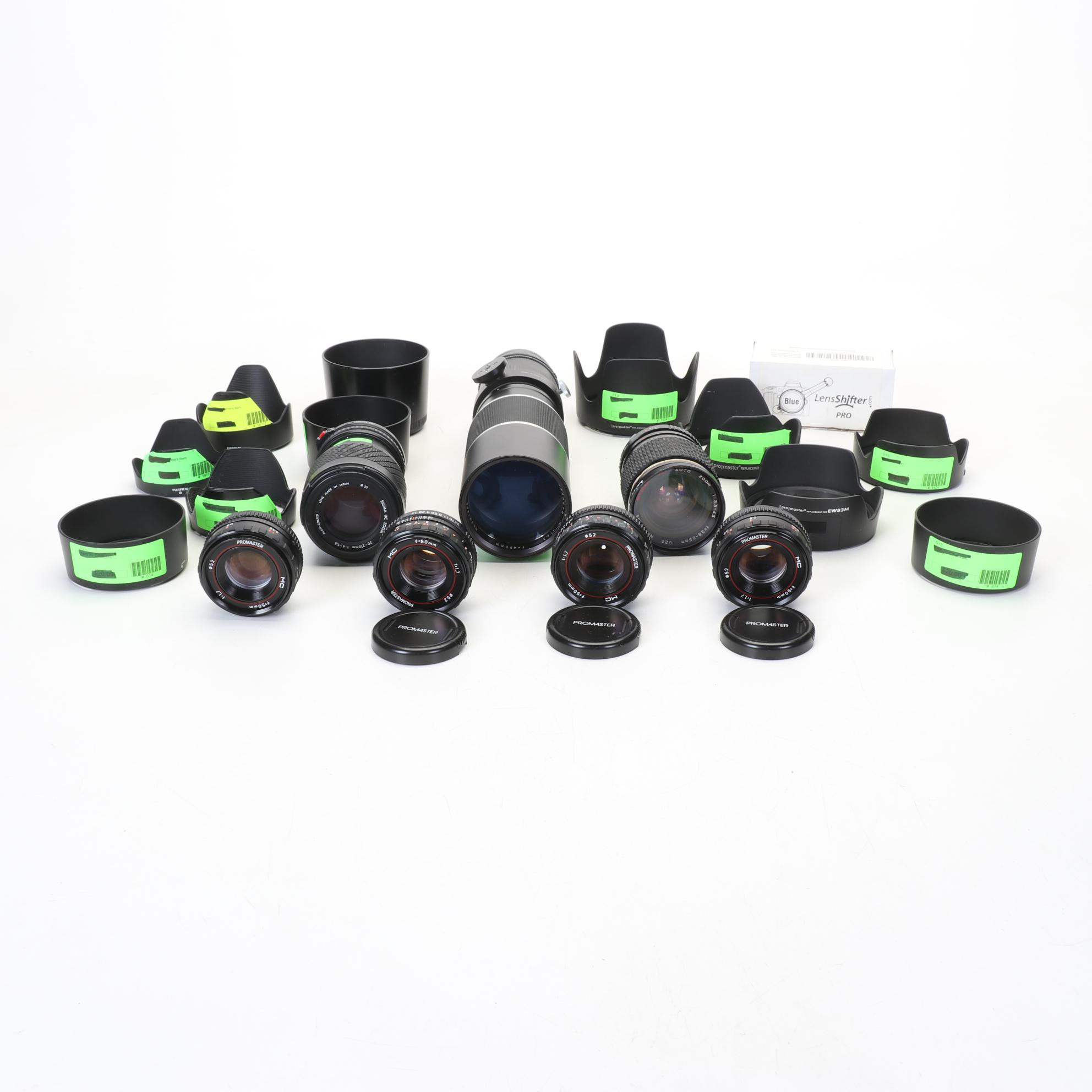 ProMaster, Quantary, Kalimar, and Other Lenses and Lens Hoods