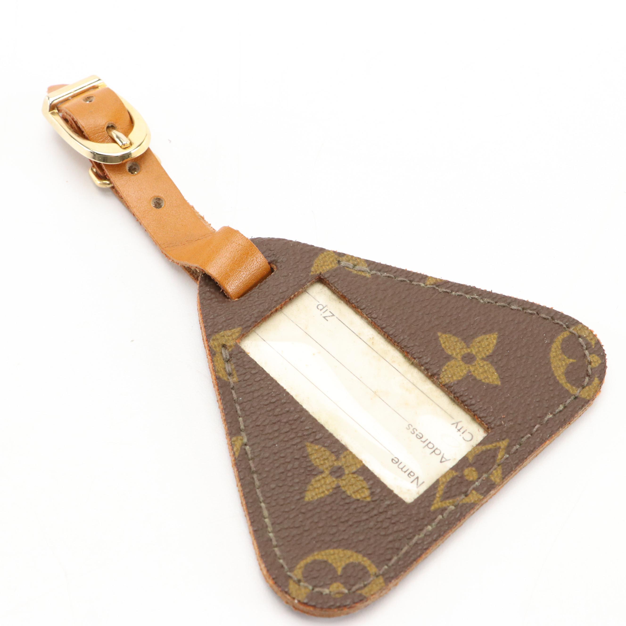 The French Company for Louis Vuitton Triangle Luggage Tag in Monogram