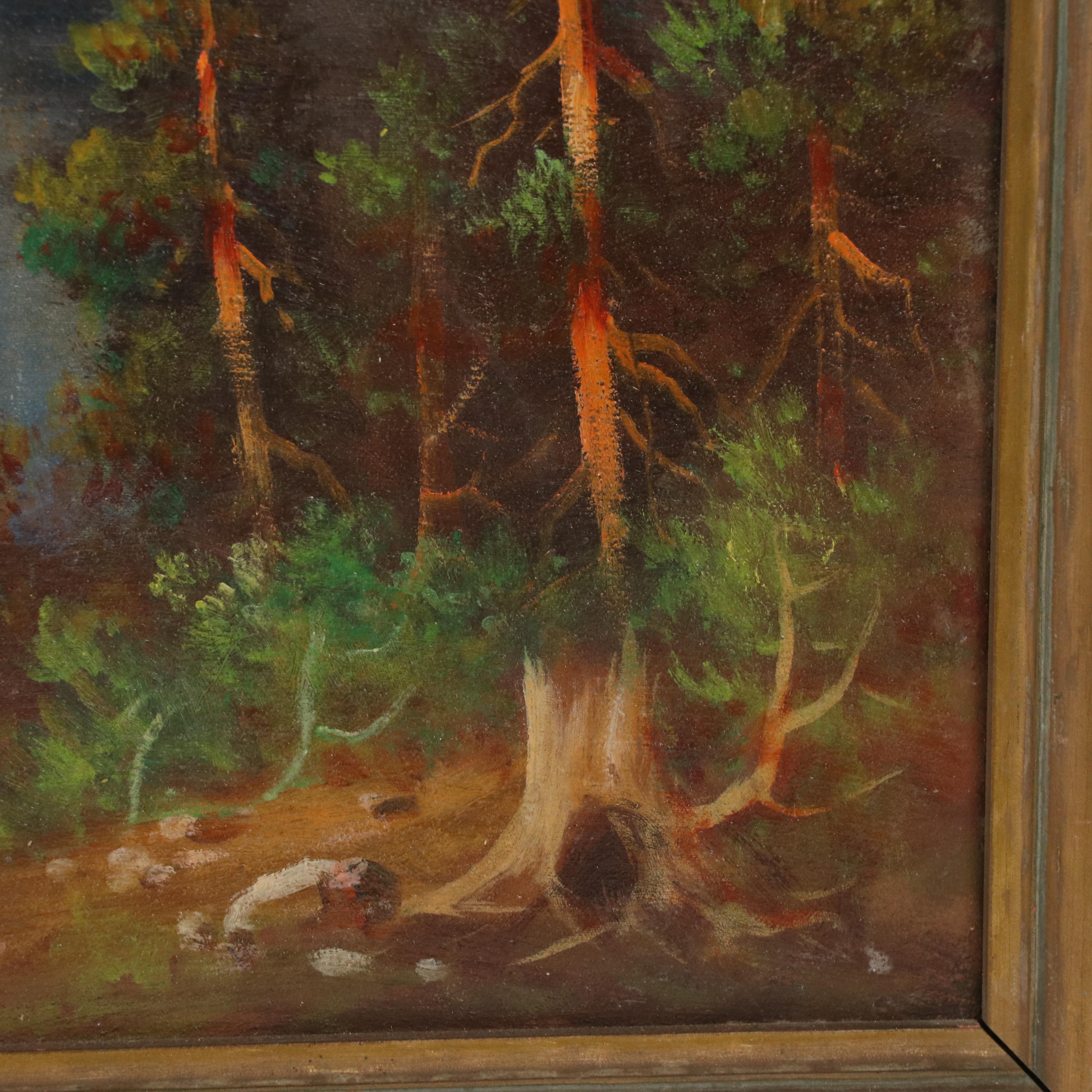 Andreas Roth Oil Painting "Lake Louise - Canada," 1941