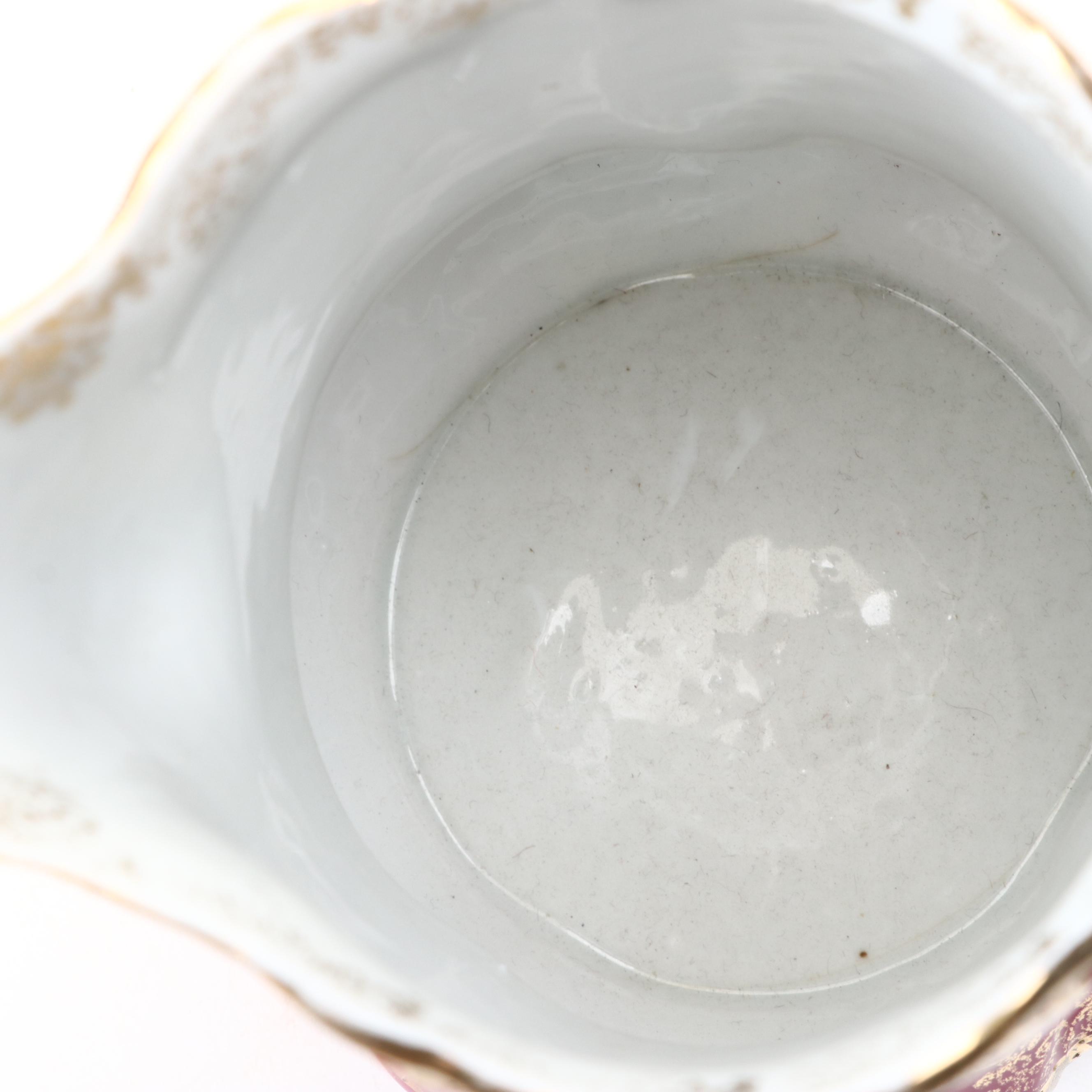 Royal Vienna Style Porcelain Pitcher with Other German Porcelain Tableware